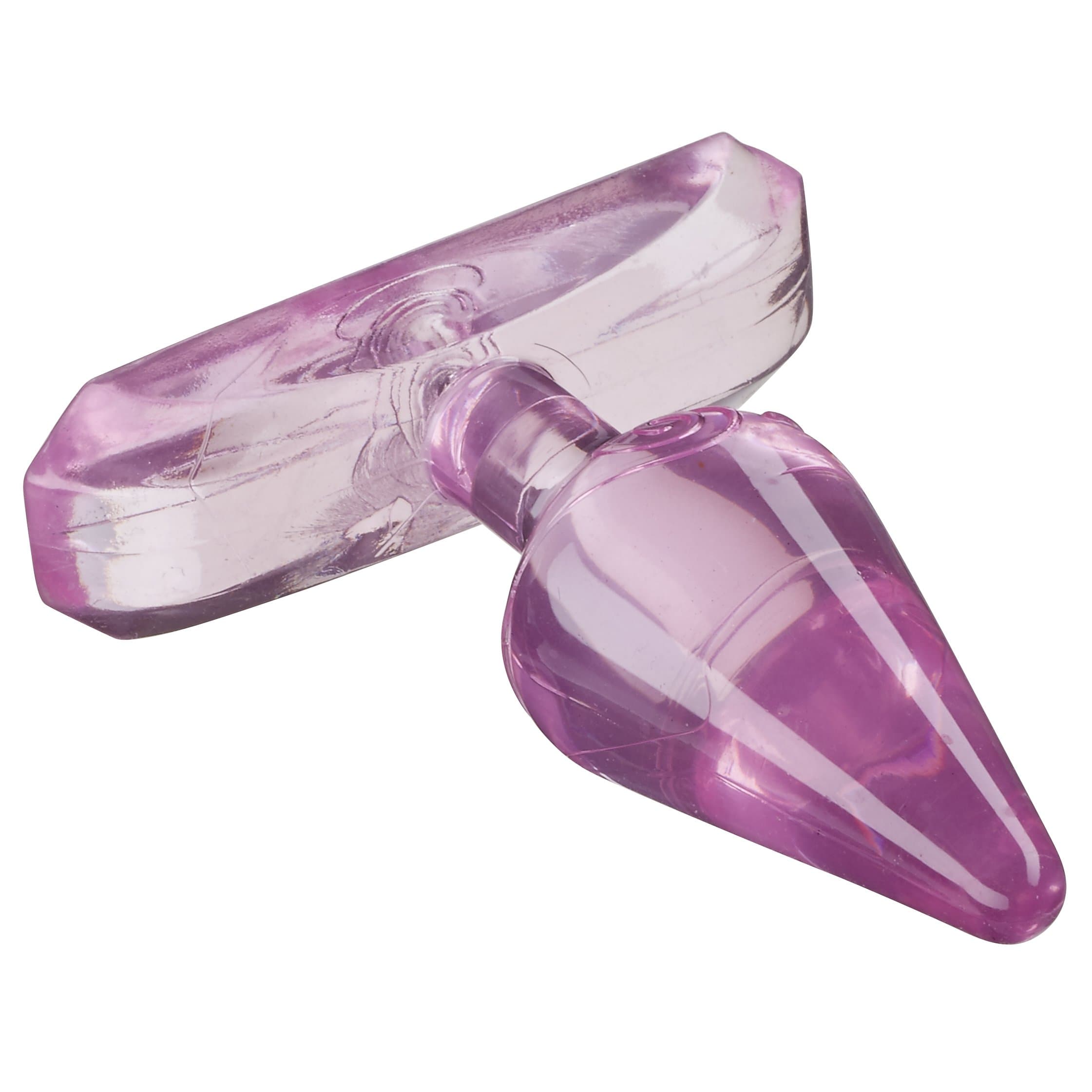 Mini Butt Plug with Graduated Design for Comfort, Purple, Starter Size, 0.05 Pound