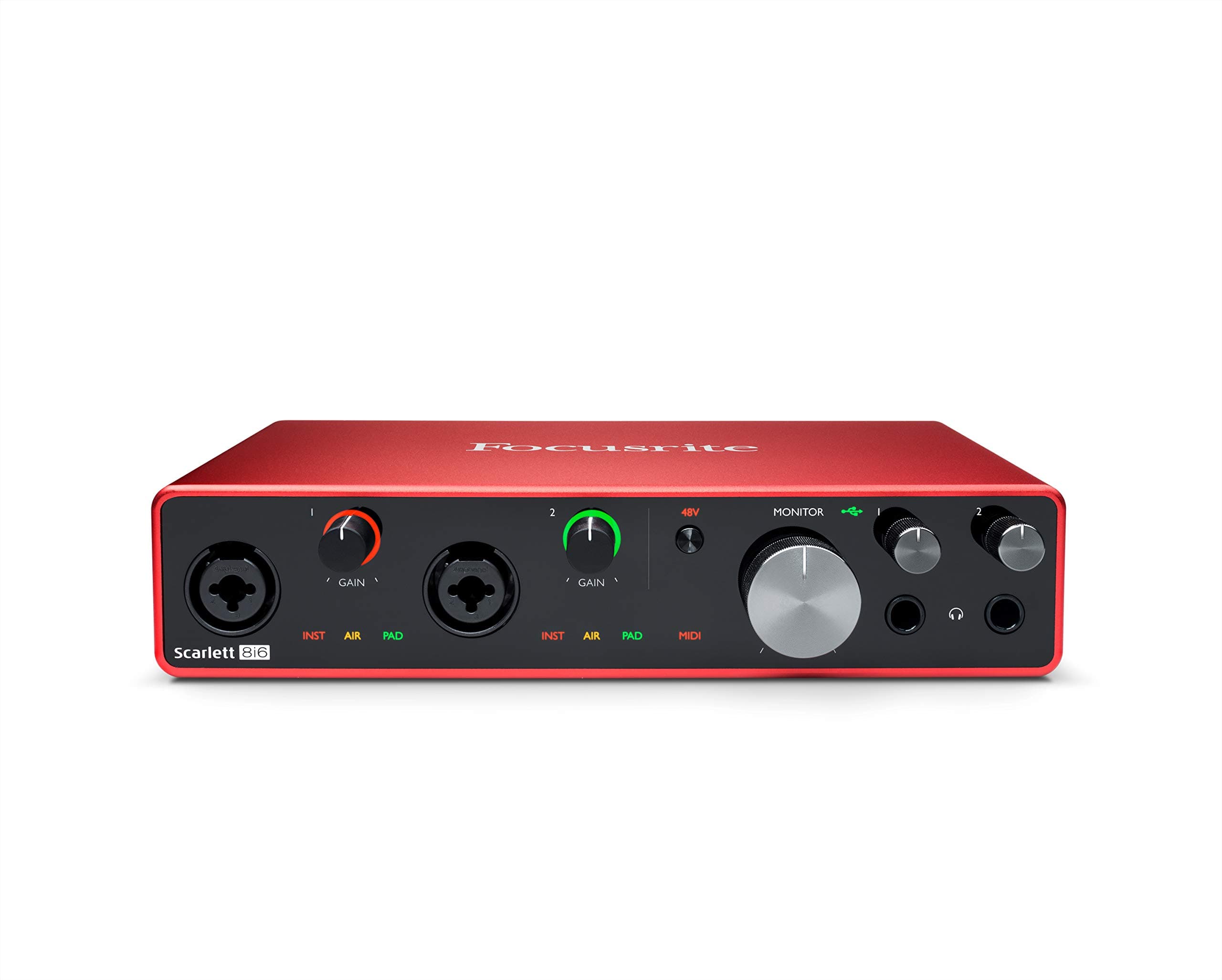 FocUSrite Scarlett 8I6 (3Rd Gen) USb Audio Interface With Pro Tools | First, Ams-Scarlett-8I6-3G