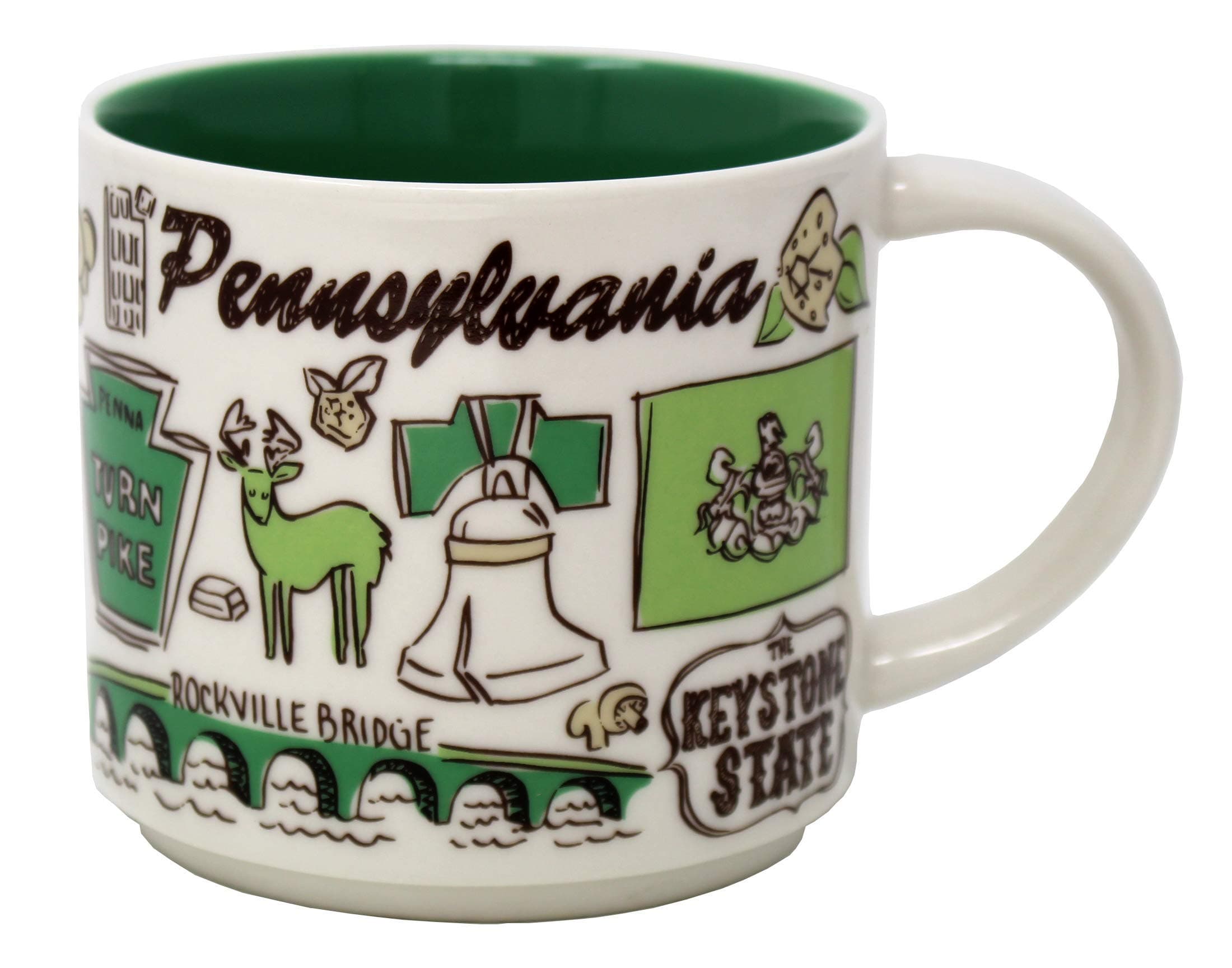 Been There Series Pennsylvania Mug, 14 Oz