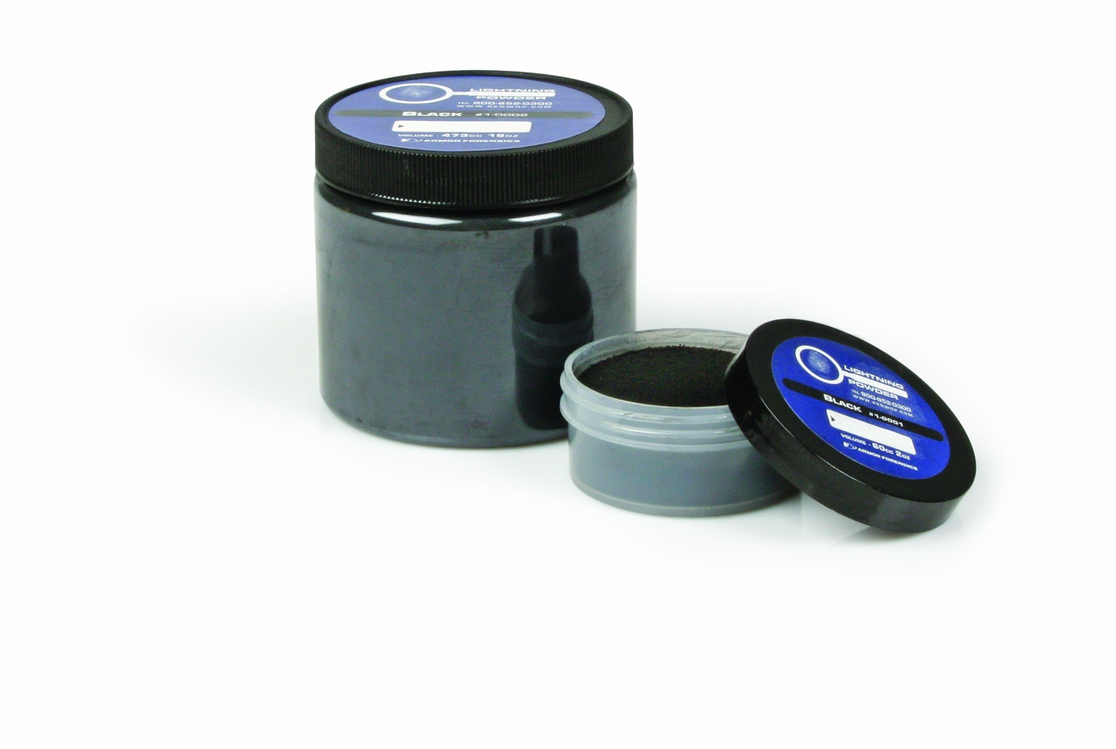 Lightning Powder Black Latent Fingerprint Powder (2-Ounce)