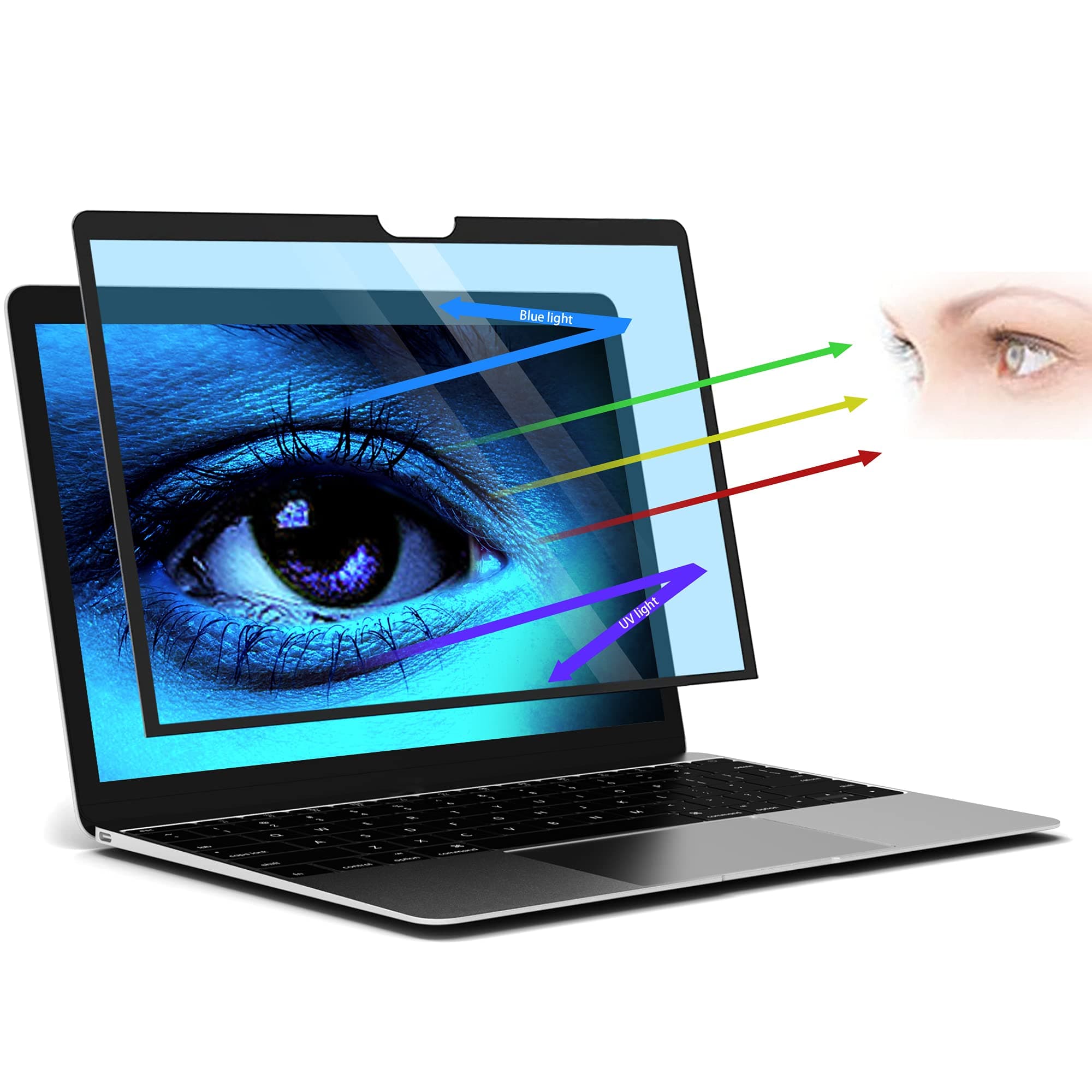 FILMEXT for Microsoft Surface Pro X/Surface Pro 8/Surface Pro 9/Surface Pro 10 Anti-Glare Anti-Blue Light Screen Protector Filter,Eye Care Blue Light Filter (for Surface Pro 10/9/8/X13 Screen Filter)