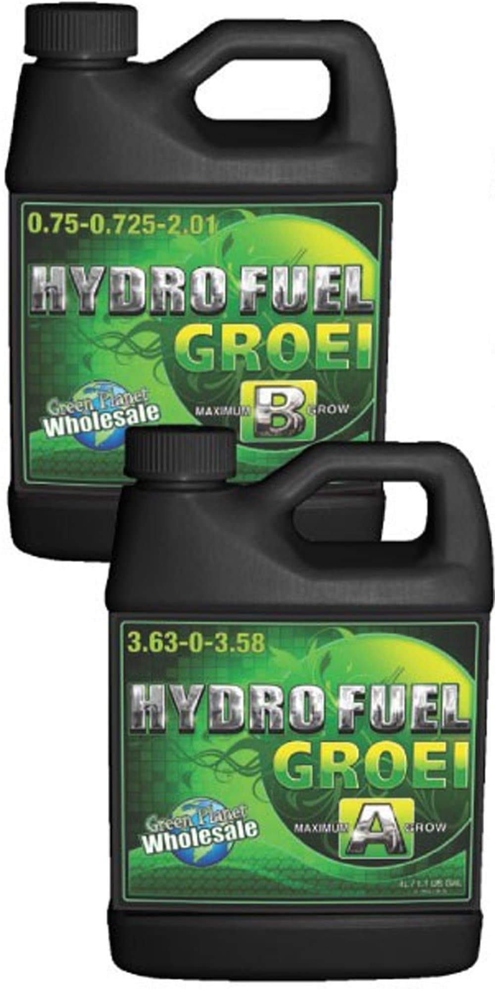 Green Planet Nutrients - HYDRO FUEL Groei A & B Maximum GROW (10 Liters Groei A + 10 Liters Groei B)