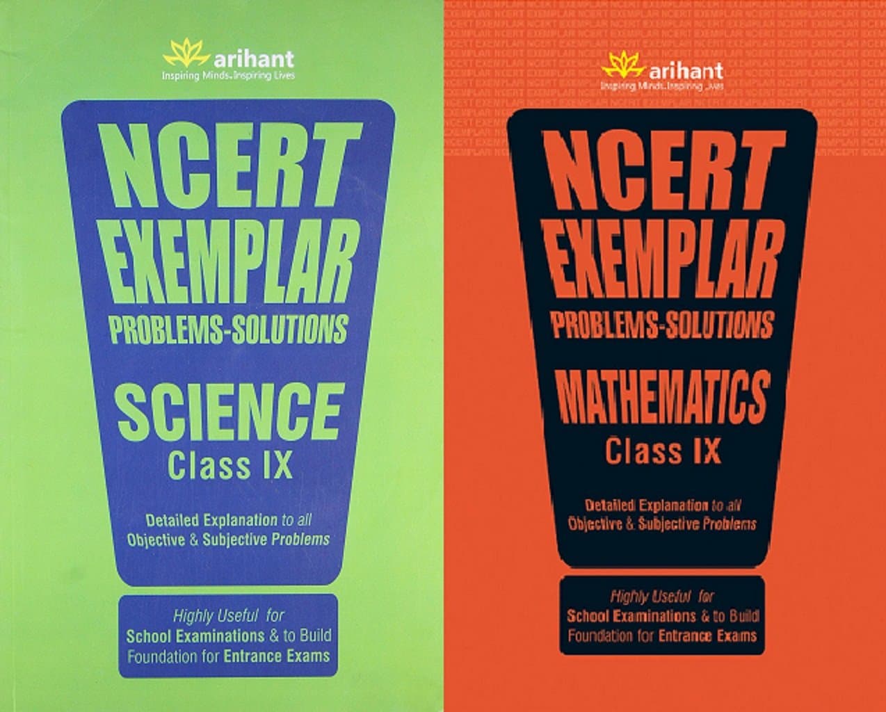 NCERT Exemplar Problems-Solutions SCIENCE And MATHEMATICS class 9 ( Set Of 2 Books ) 2025-26 Edition