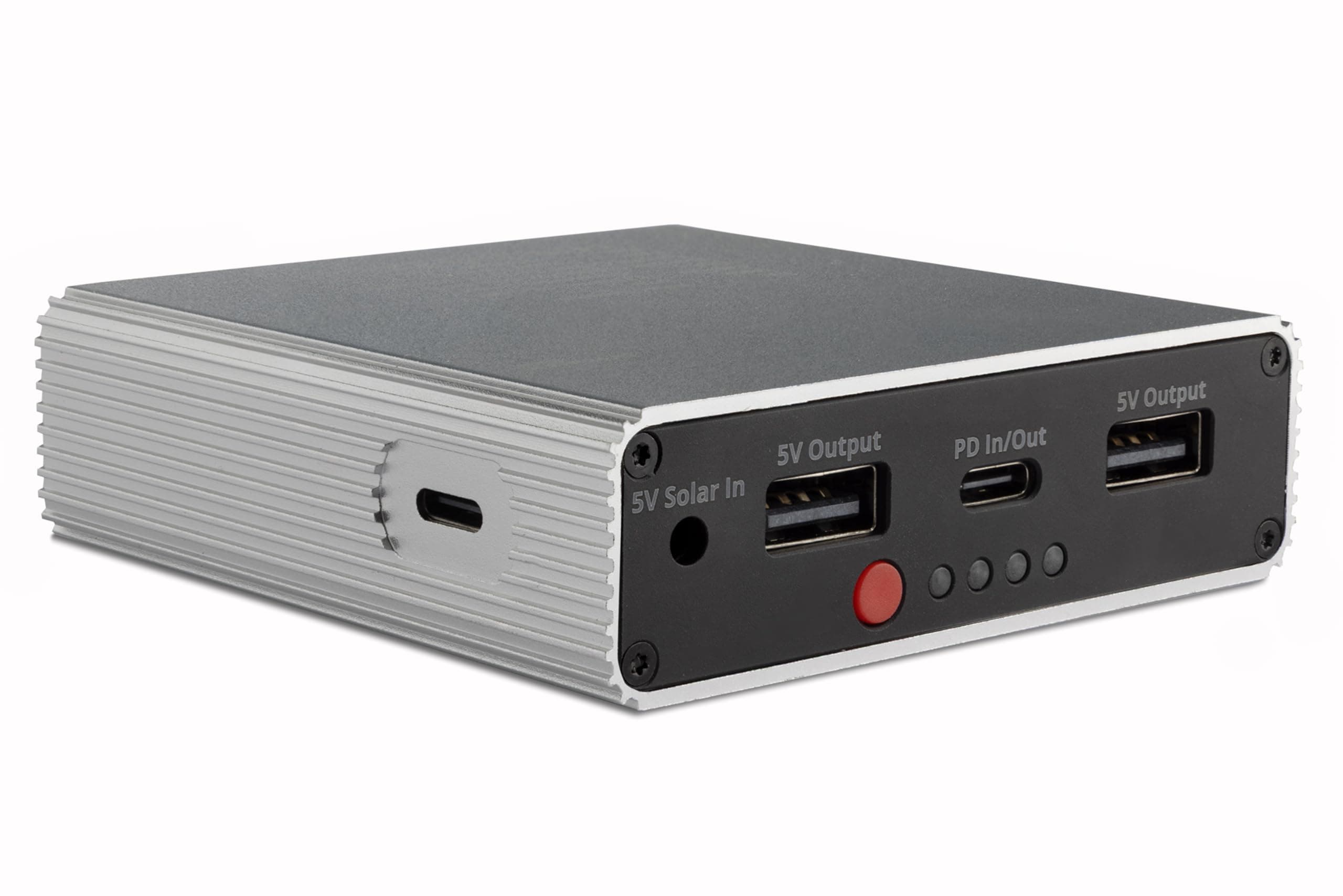 Voltaic Systems V25 6,400mAh USB Always On Battery Backup Power Bank for iPhone, iPad, Samsung Galaxy, Android, and HTC Devices (Gray)