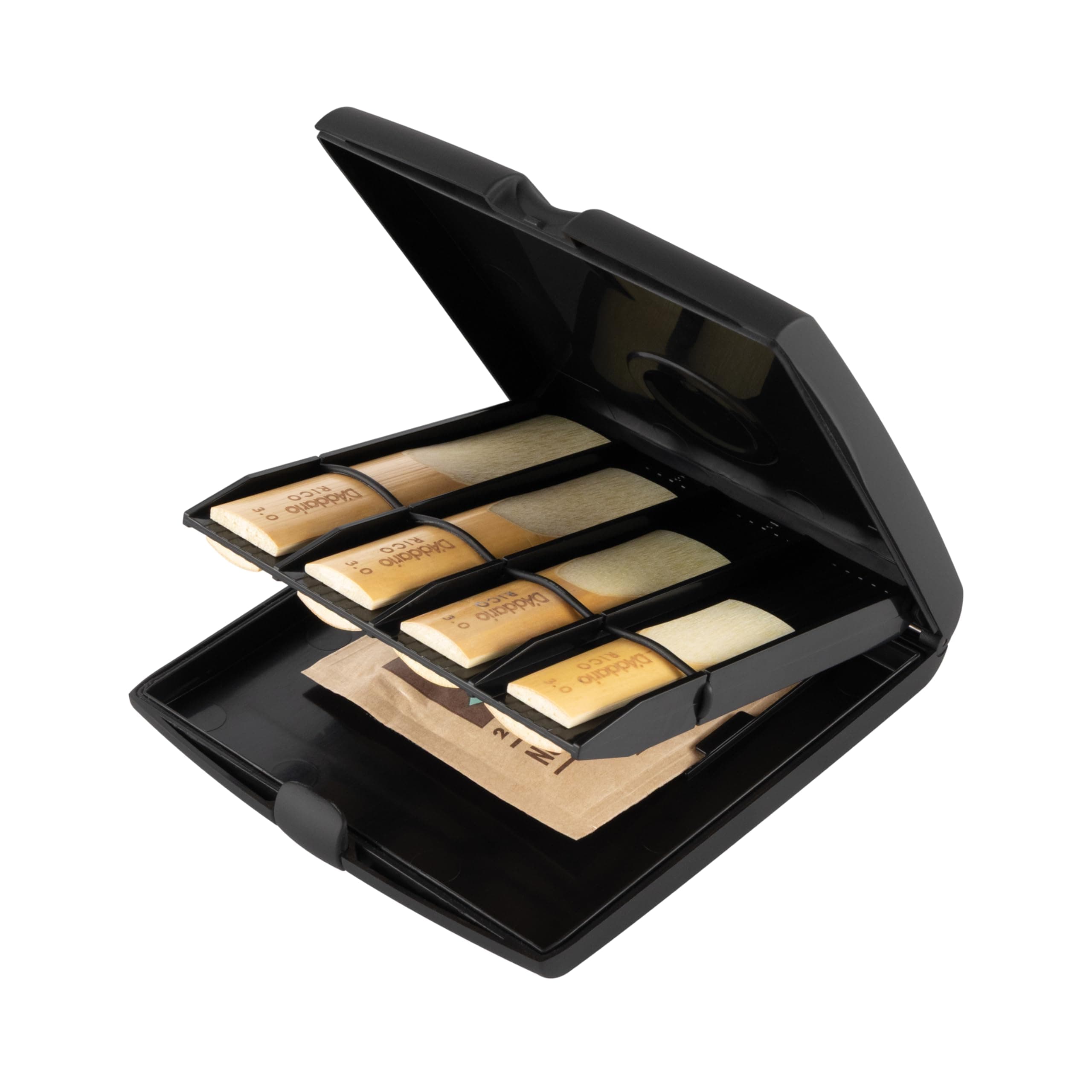 Rico Multi-Instrument Reed Storage Case with Humidity Control Pack for All Clarinets and Saxophones