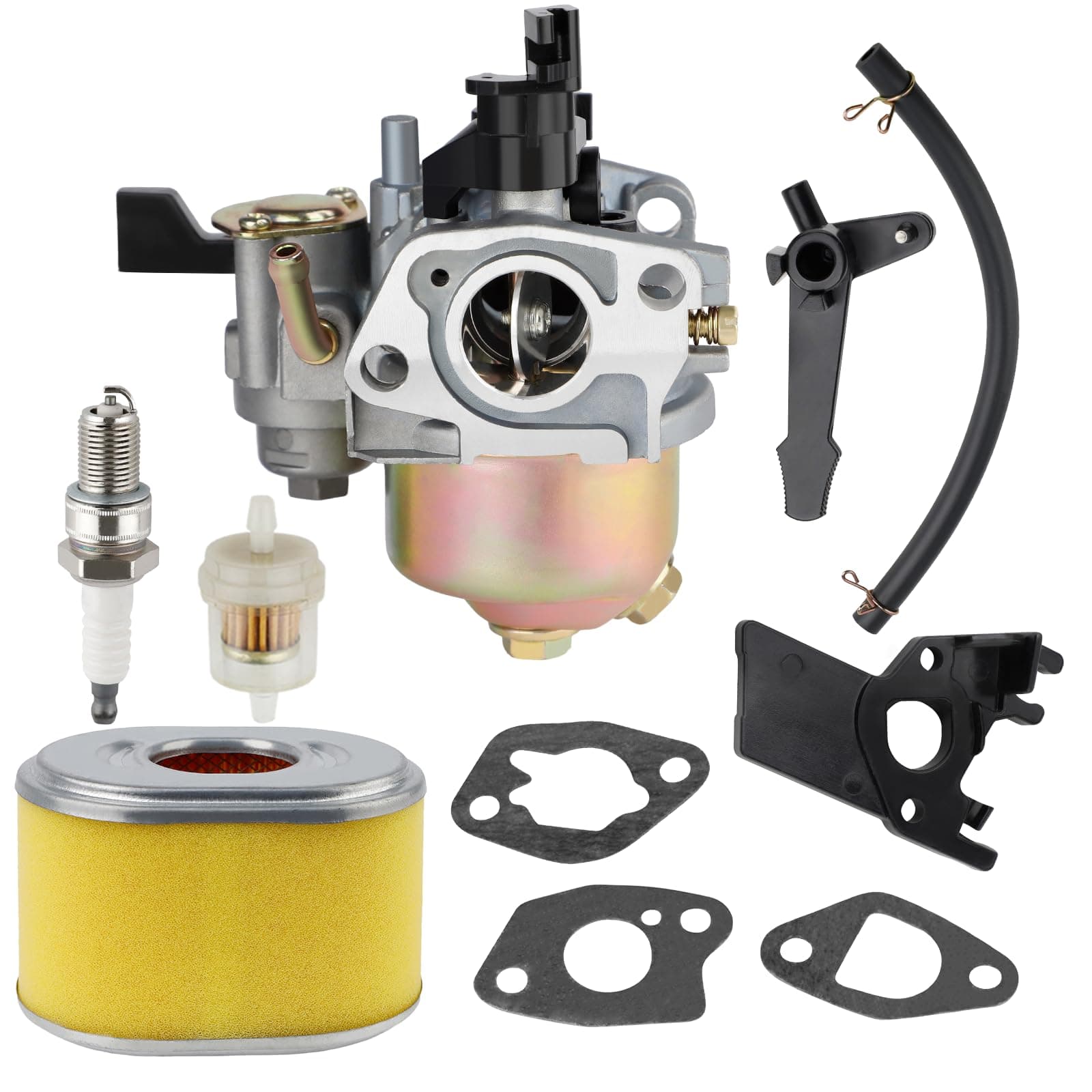 Ferilter 2 Pack 17210-ZE1-505 Air Filter + Pre Filter For Honda GX160 GX140 GX200 Engine OEM Air Cleaner, Replace Part Number 17210-ZE1-505 17210-ZE1-822