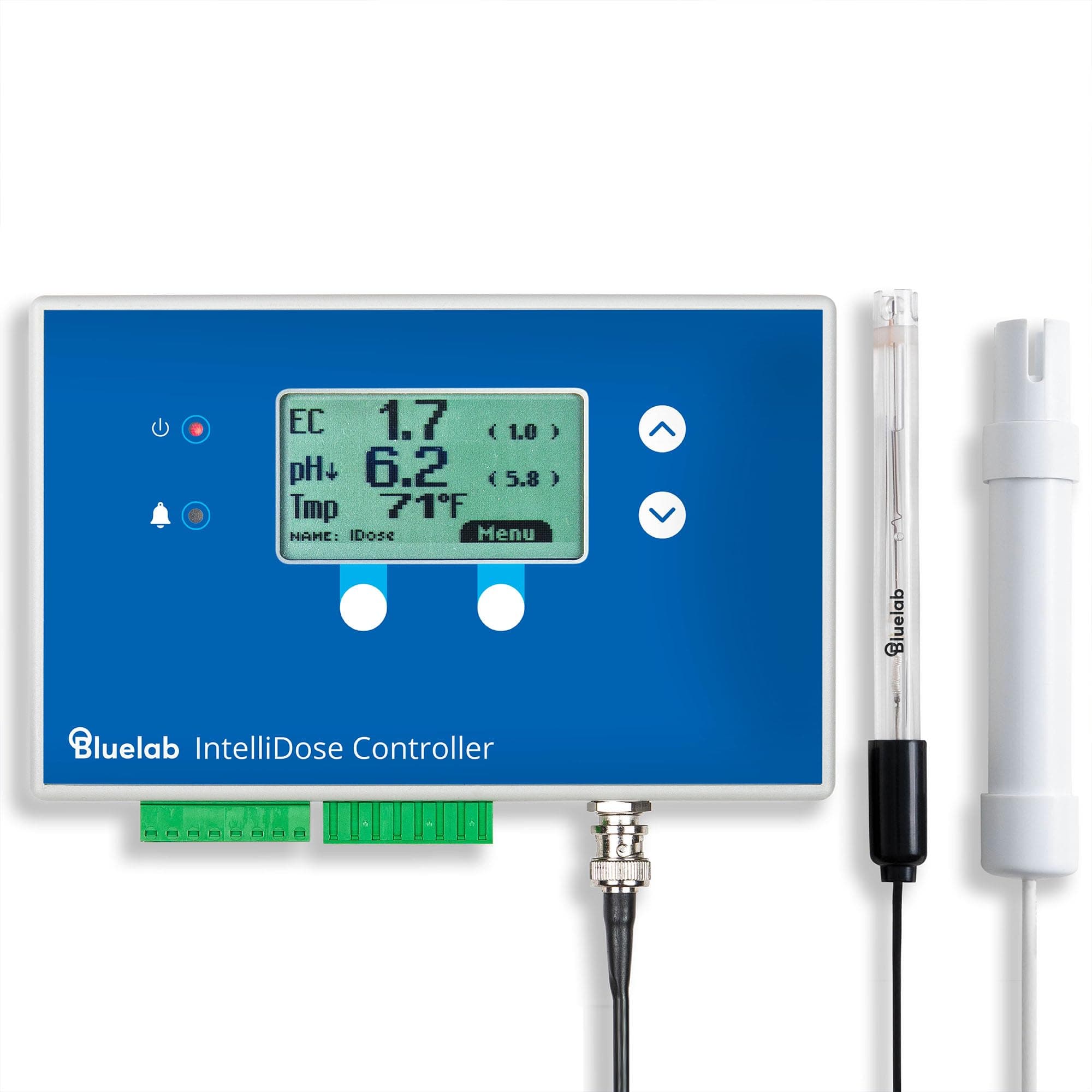 Bluelab IntelliDose Controller Kit Automated 24/7 Reservoir pH, EC, Temp Control with Wi-Fi, Multi-Nutrient Dosing, Replaceable Probes, Edenic Integration Advanced Hydroponic System Management