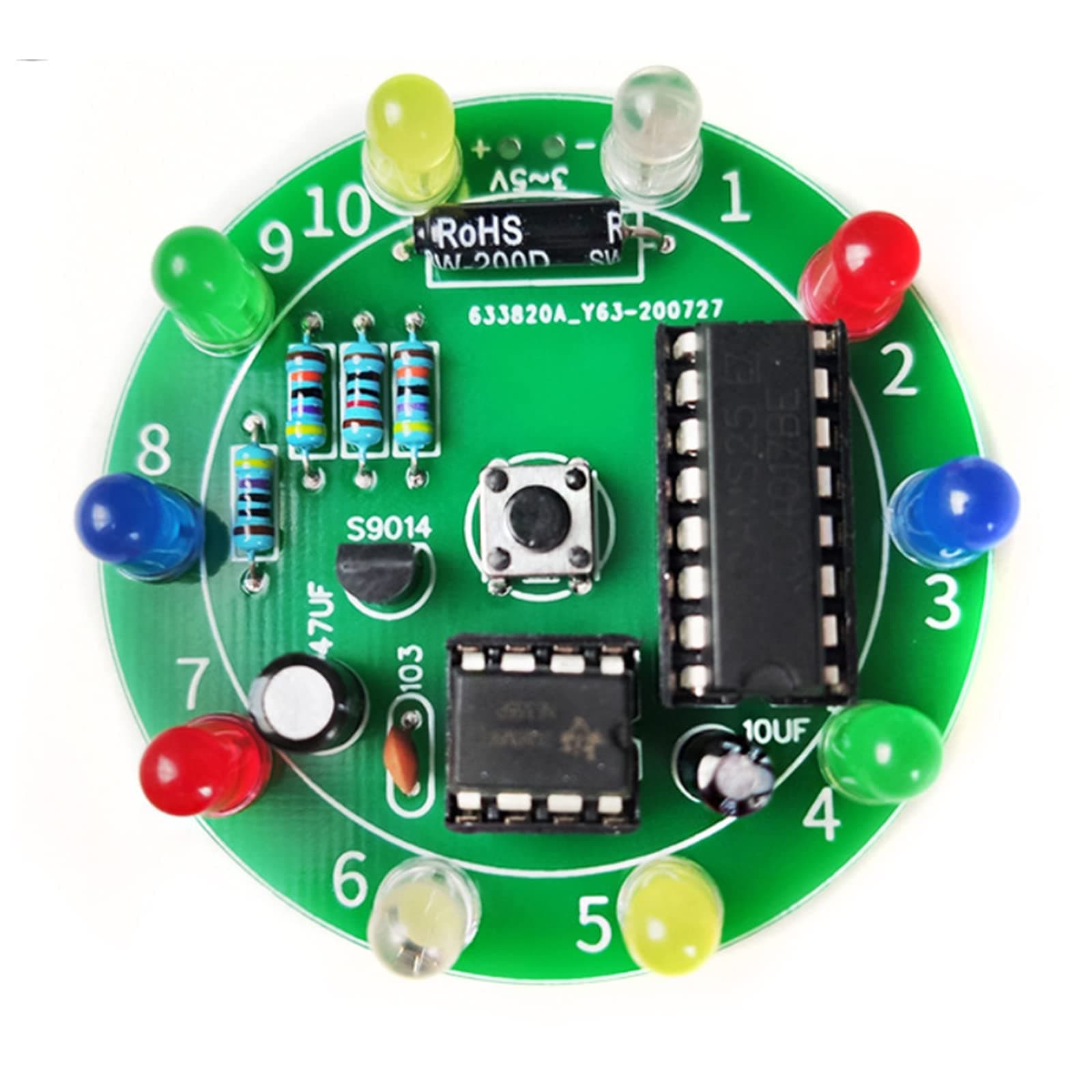 DIY Practical Soldering Practice Kit Practice Learning Electronics Training Board
