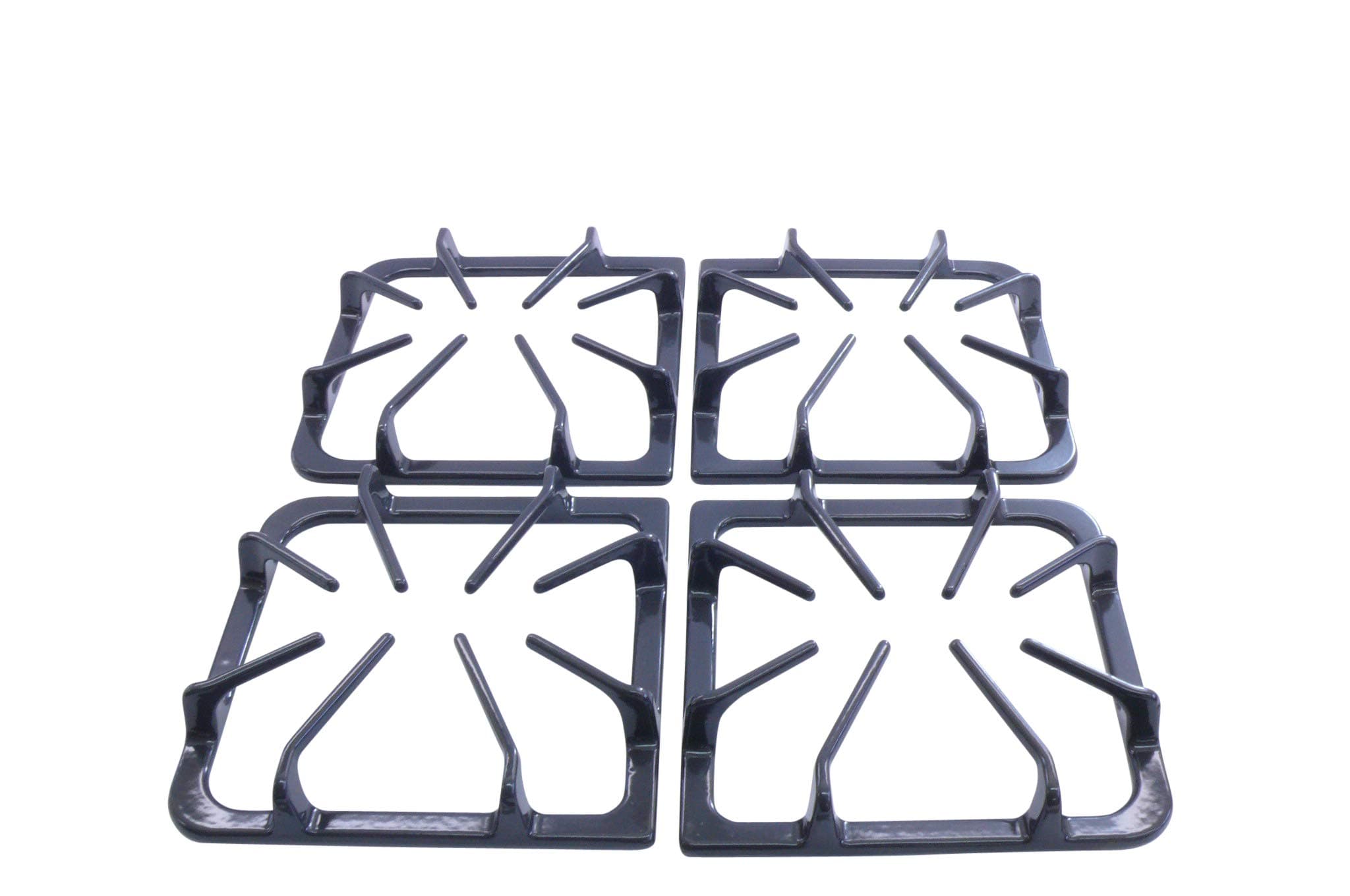 Kitchen Basics 101 Burner Grate Kit Replacement for Frigidaire AP3965768, 318221523, Set of 4 in Graphite Gray