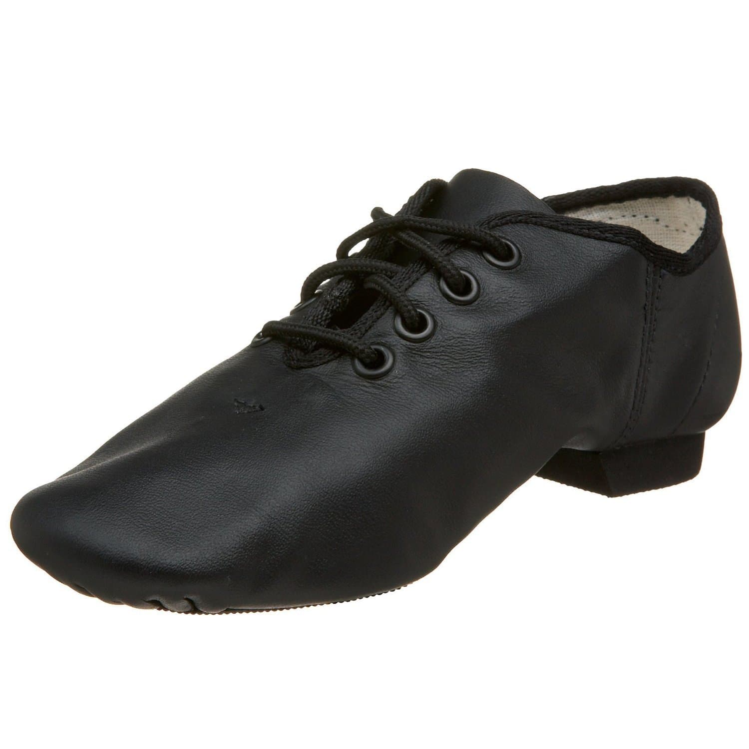Jazz Modern Dance Shoes Leather Black Split Sole