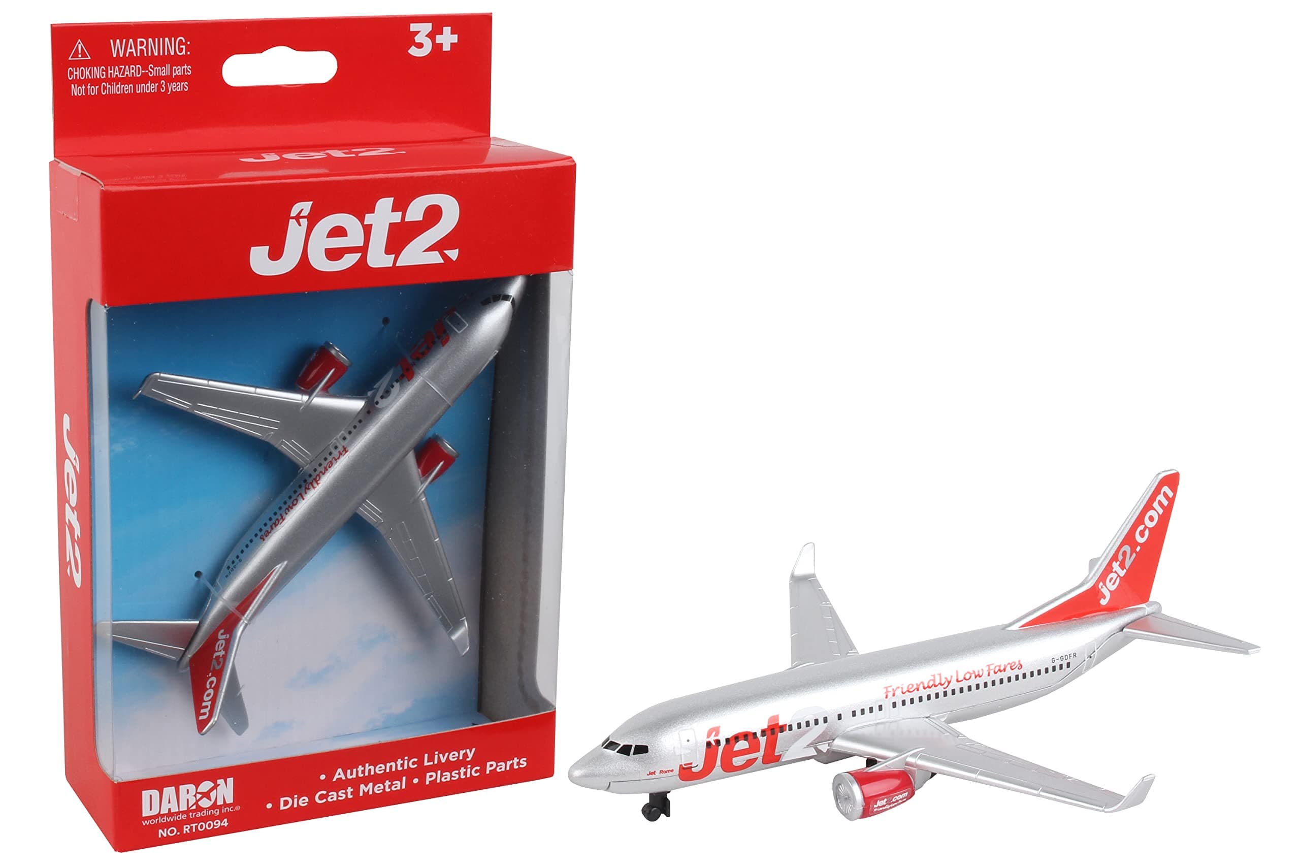 Daron JET2.COM DIECAST PLANE