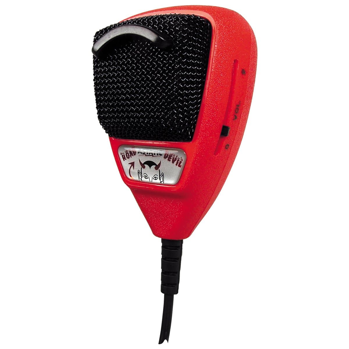 (302-10036 RD104E Road Devil Amplified 4-Pin CB Microphone, Black