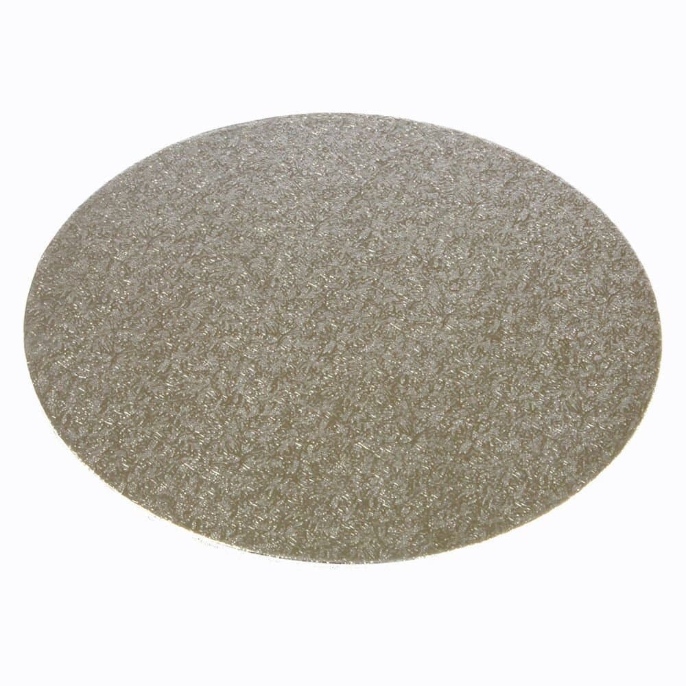13" Silver Round Double Thick Cake Board (Pack of 5)