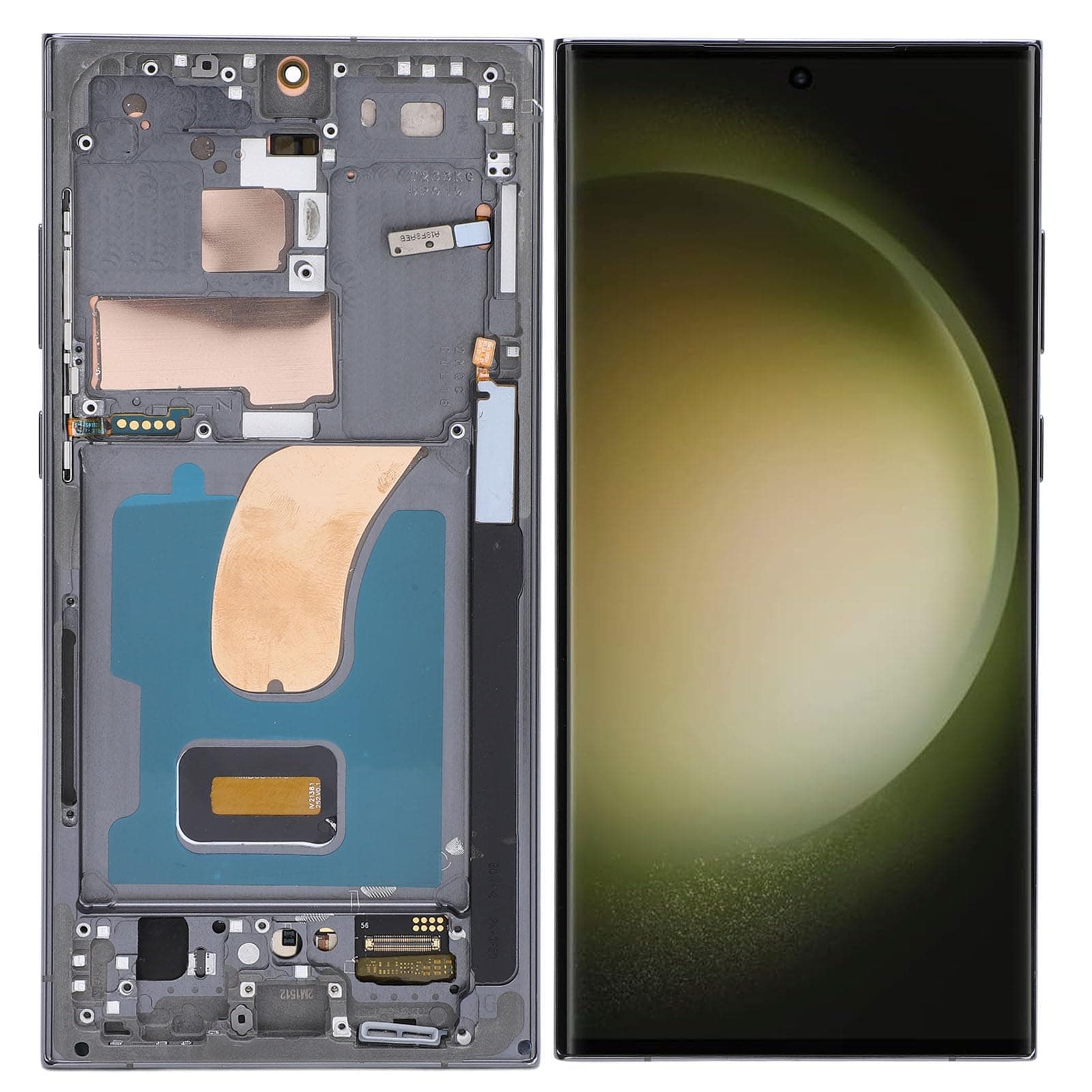 AMOLED Original for S23 Ultra, LED LCD Display Touch Screen Digitizer Assembly S23ultra 5G SM S918U LCD Screen Replacement with Frame, 6.7 Inch, 3088x1440px Resolution