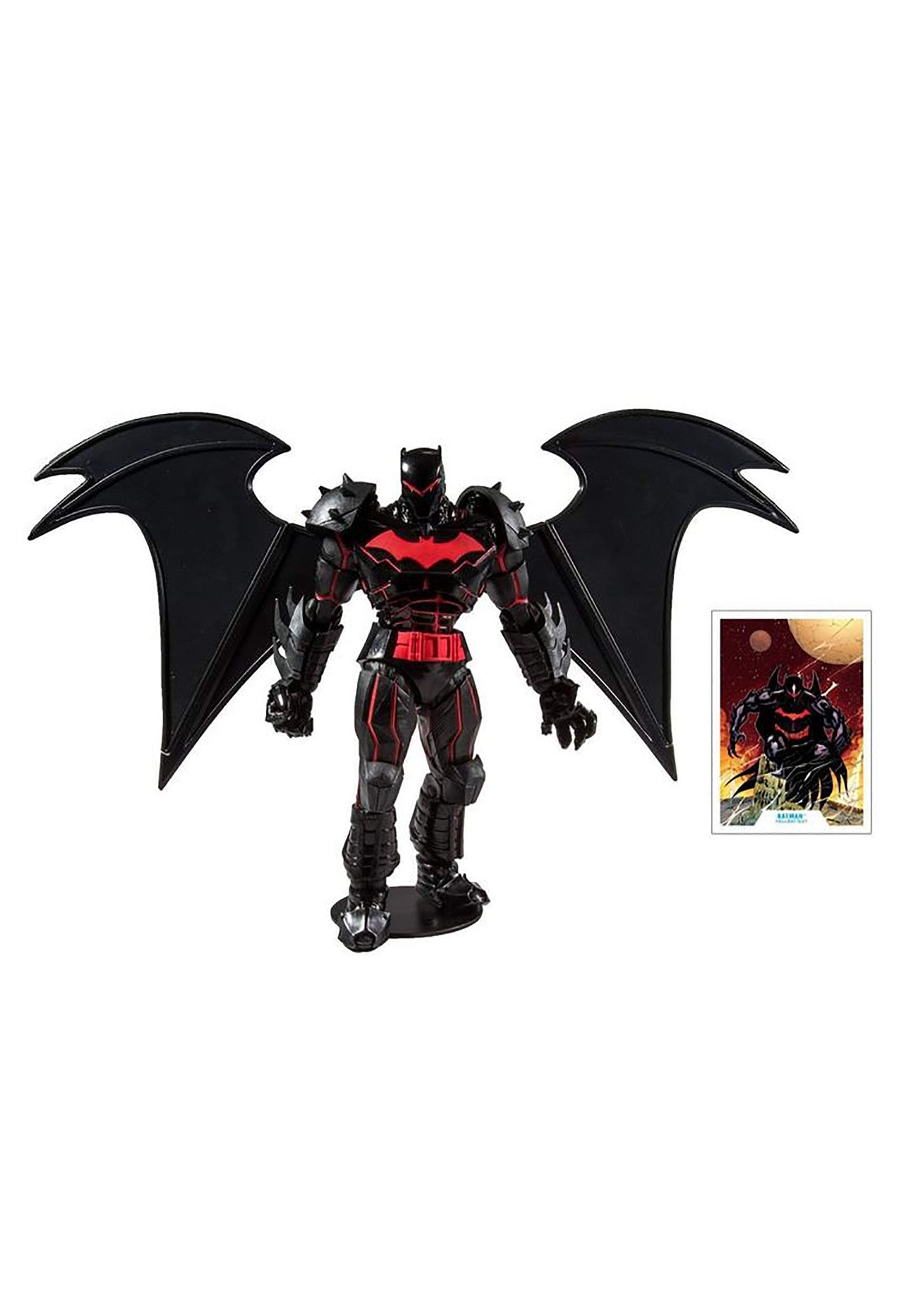 McFarlane Toys DC Multiverse Batman: Hellbat Suit Action Figure, Multicolored