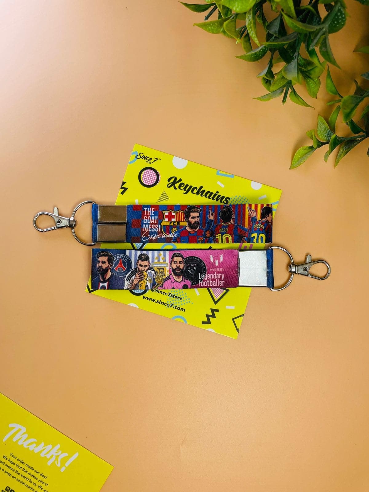 SINCE 7 STORE Lionel Messi The Great Experience Double Sided Printed Keychain For Gifting/For Football Fans/For Messi Fans (Key-Tag)