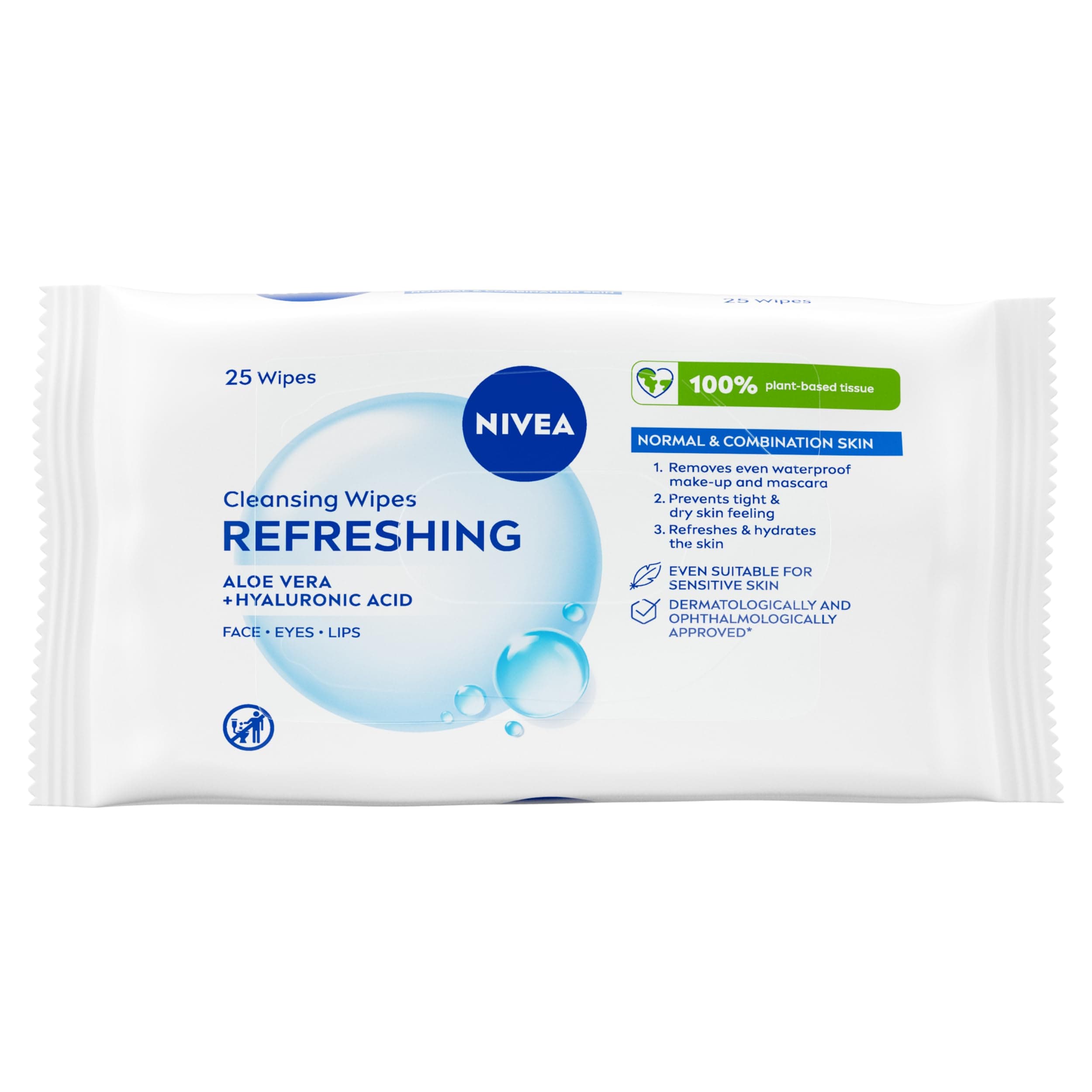 NIVEA 3in1 Refreshing Cleansing Wipes