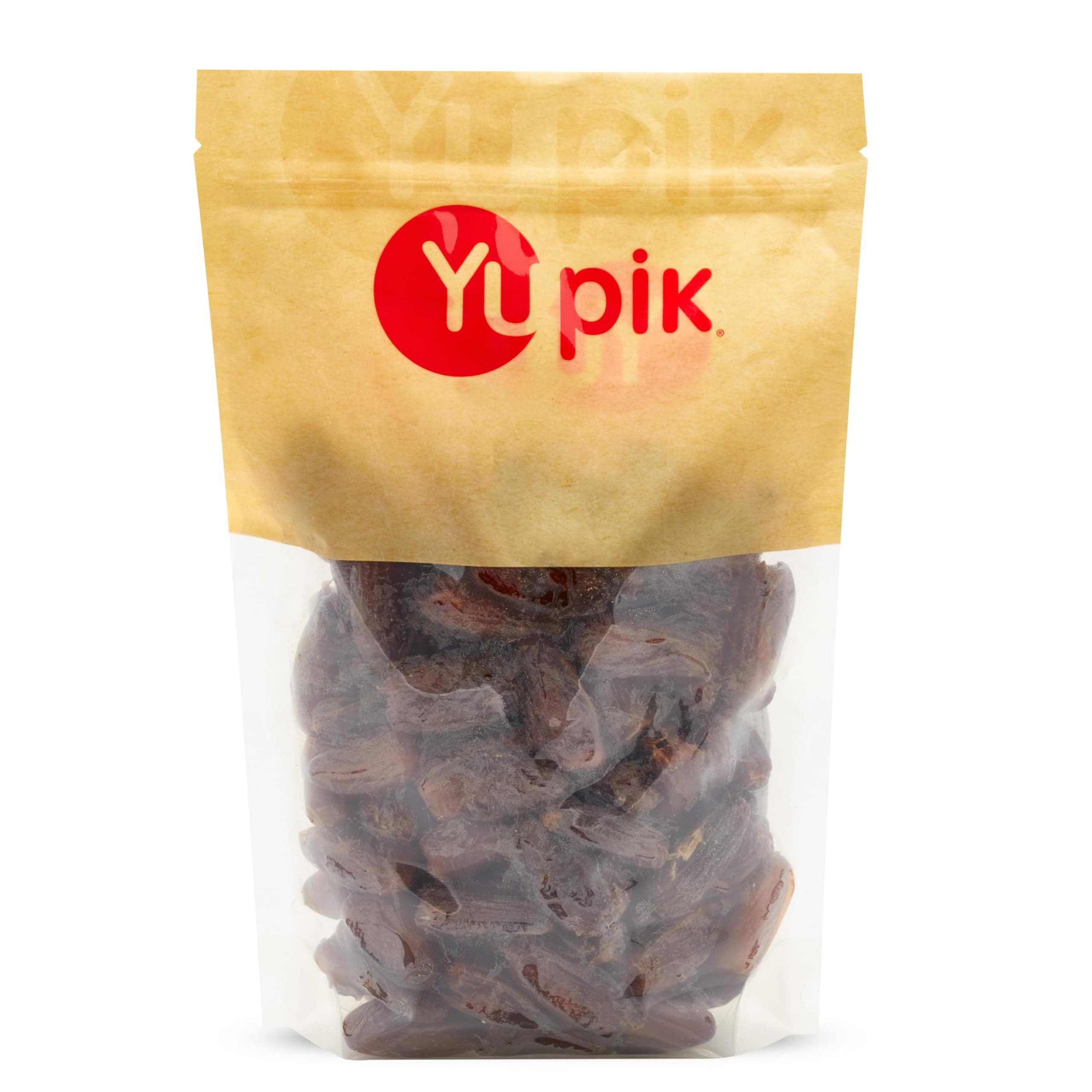 Yupik Deglet Nour Pitted Dates, 2.2 lb (35.2 oz), Whole Dried Fruits, No Pits, No Added Sugar, Cholesterol-free, Source of Fiber, Healthy Snacks, Ideal for Baking, Topping & Blended Drinks