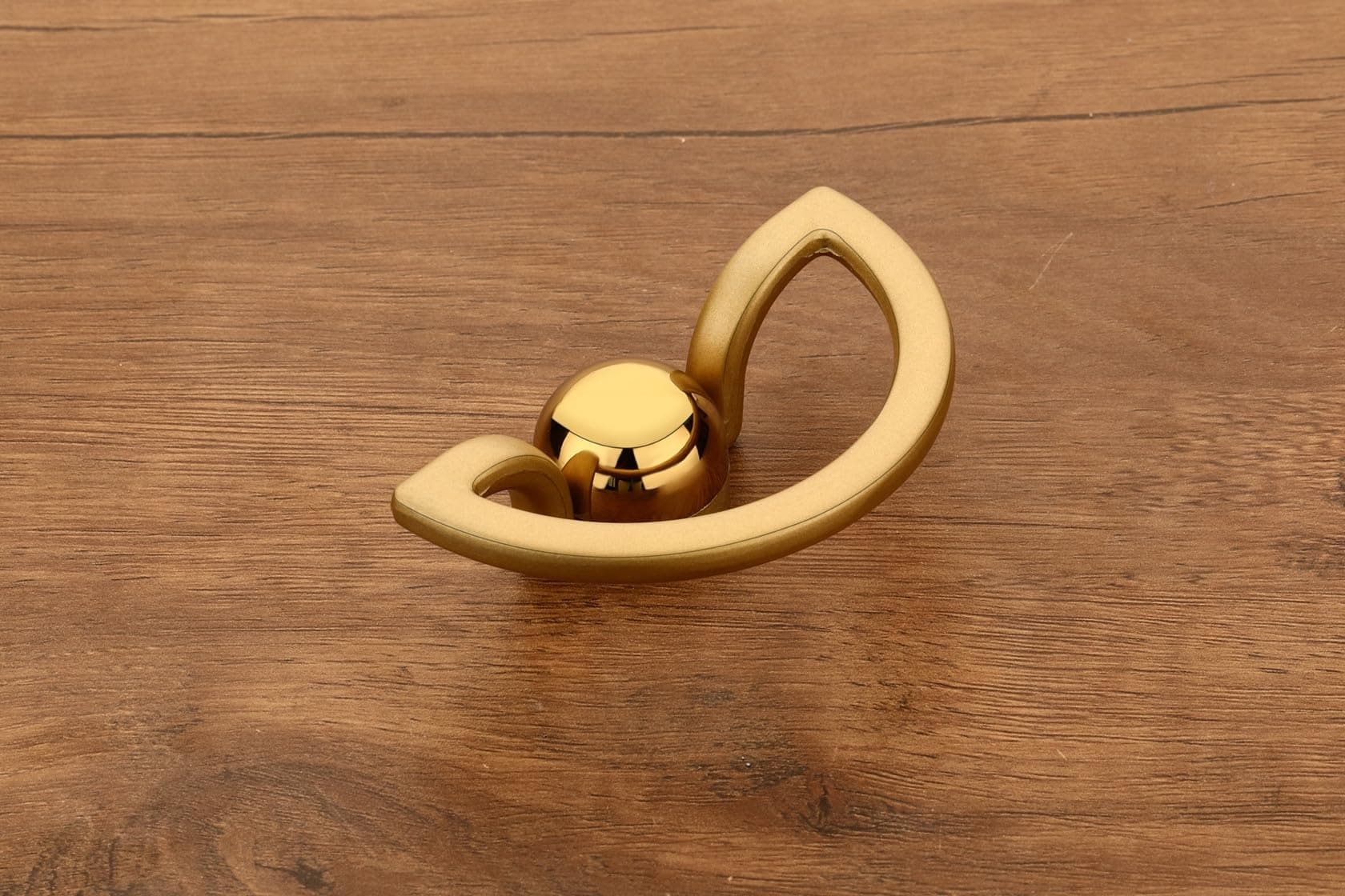 HARMONUS Knobs for Drawer & Cabinets Knob,Gold - Gold Matt Wardrobe Kitchen Door Pull Handle Knobs Square Shape Drawer Knob - (KNOBS-194- Pack of 2)