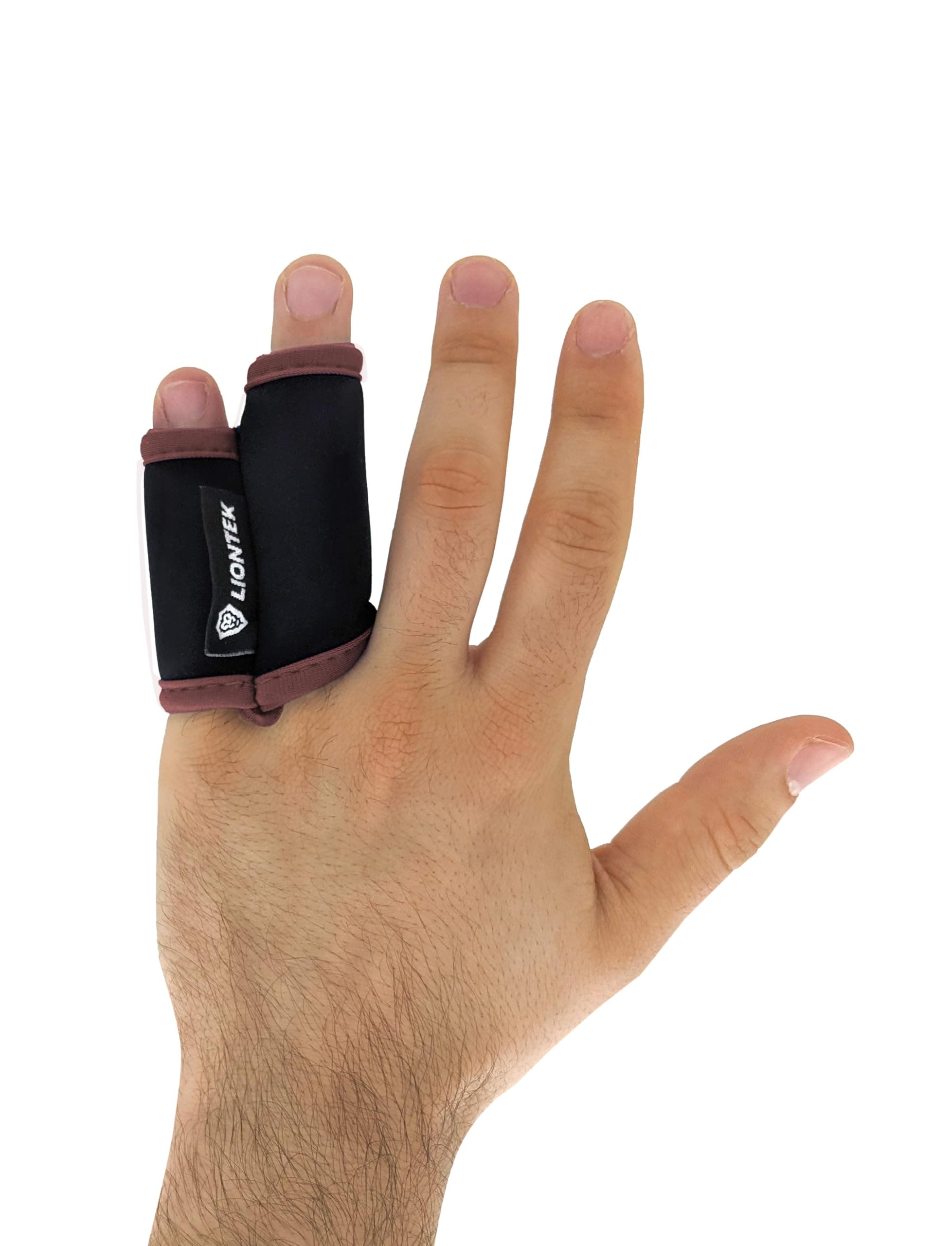 LIONTEK BJJ Outer Double Finger Sleeve Tape Replacement (Pinky-Ring/Pointer-Middle Finger)