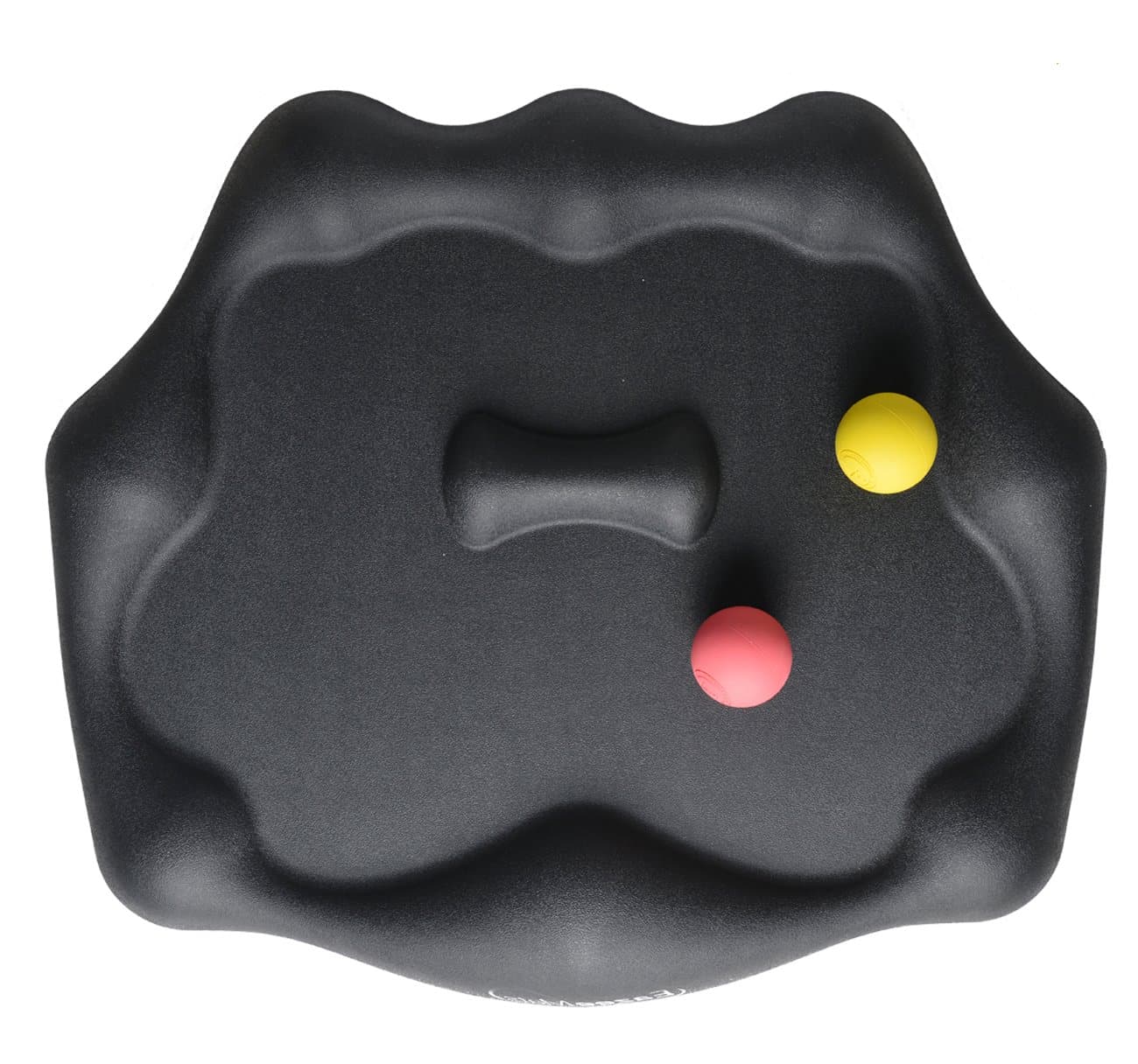 Eazeemats Extra Large Standing Desk Mat Not-Flat Anti Fatigue Mat Comfort Mat With 2 Rubber Massage Balls For Height Adjustable Converter Stand Up Desk(28"X24.5"X2.6",Black)