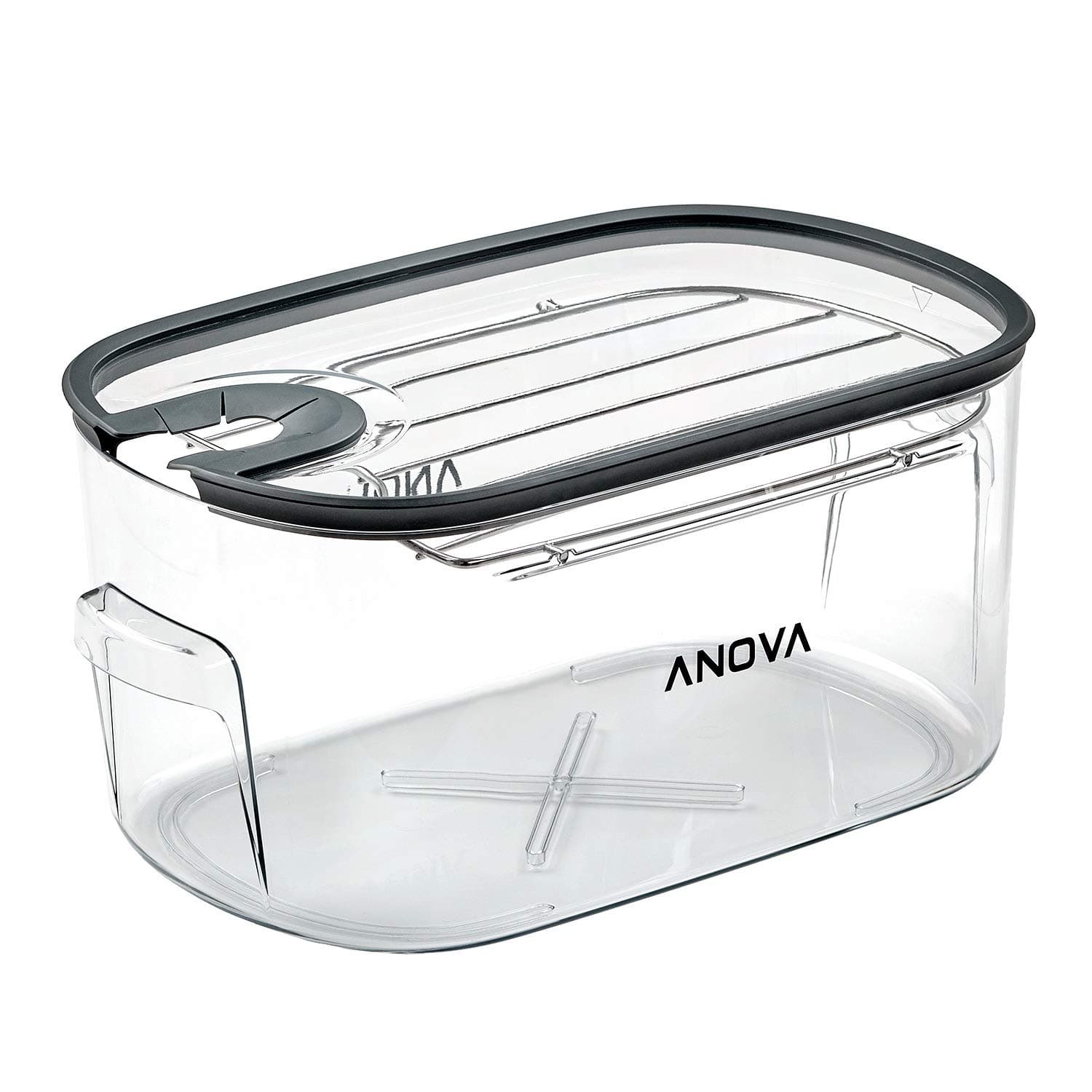 Anova Culinary ANTC01 Sous Vide Cooking Container Holds Up to 16L of Water with Removable Lid and Rack
