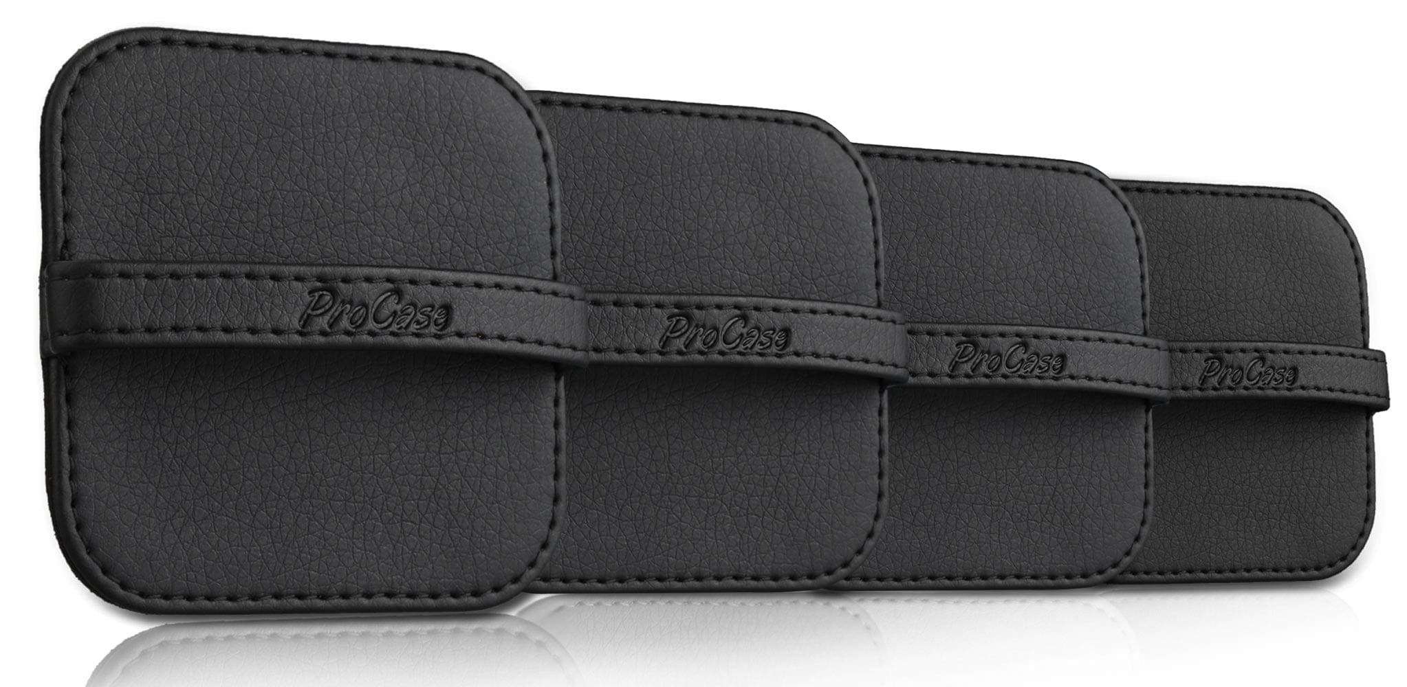 ProCase Screen Cleaning Pad Cloth Wipes for iPad, iPhone, MacBook, Tablets, Laptop Screen, Touch Screen Devices, Screen Cleaner for Cellphone, Computer, Camera, TV Screens -4 Pack, Black