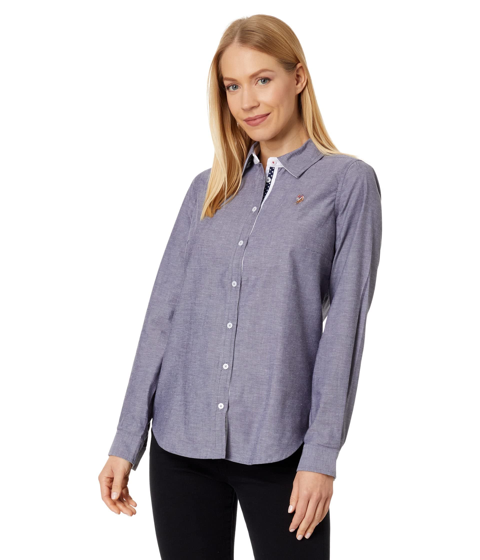 MULTI TONAL SMALL LOGO OXFORD SHIRT