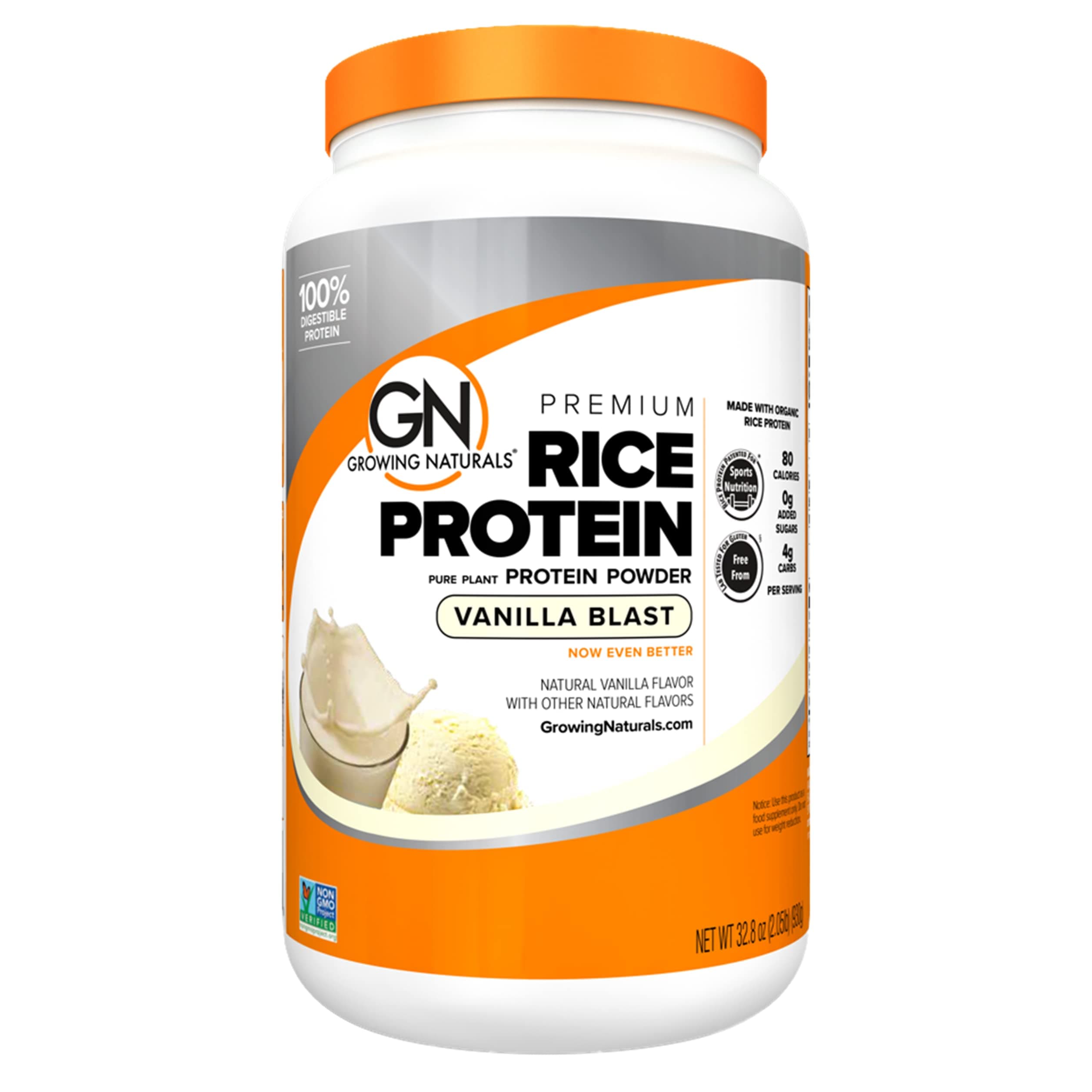 | Rice Protien (2 Pound (Pack of 1), Vanilla Blast)