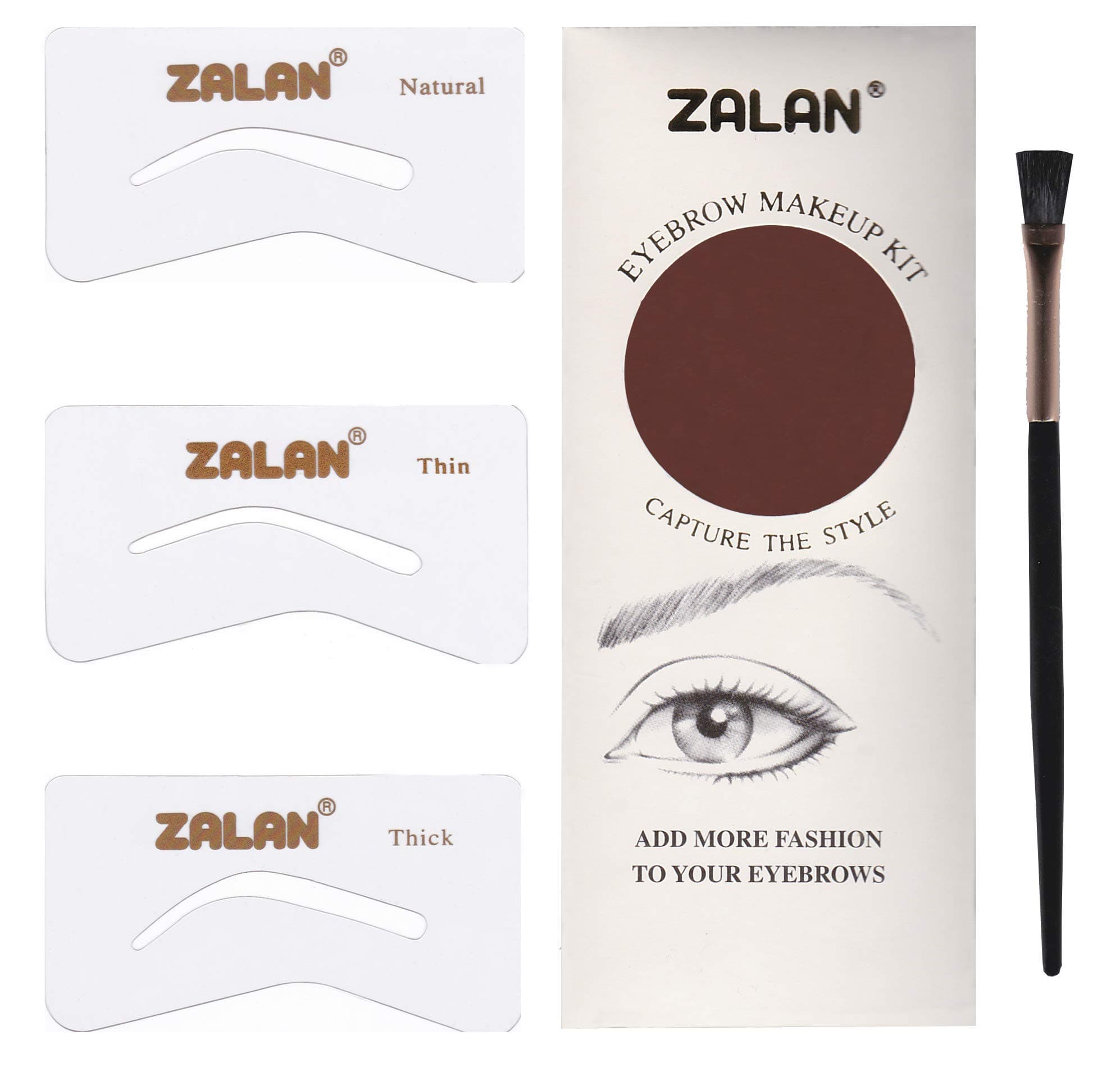 Zalan Perfect Brow Makeup Eyebrow Stencil Kit