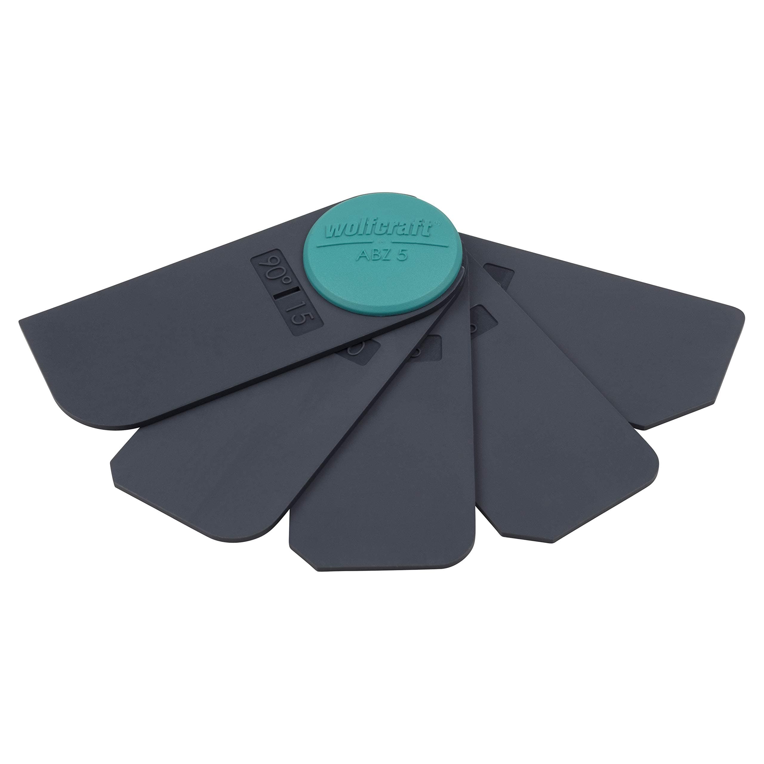 wolfcraft Joint Smoother Fan Set, 5 pcs. I 4332000 I For finishing sealing joints