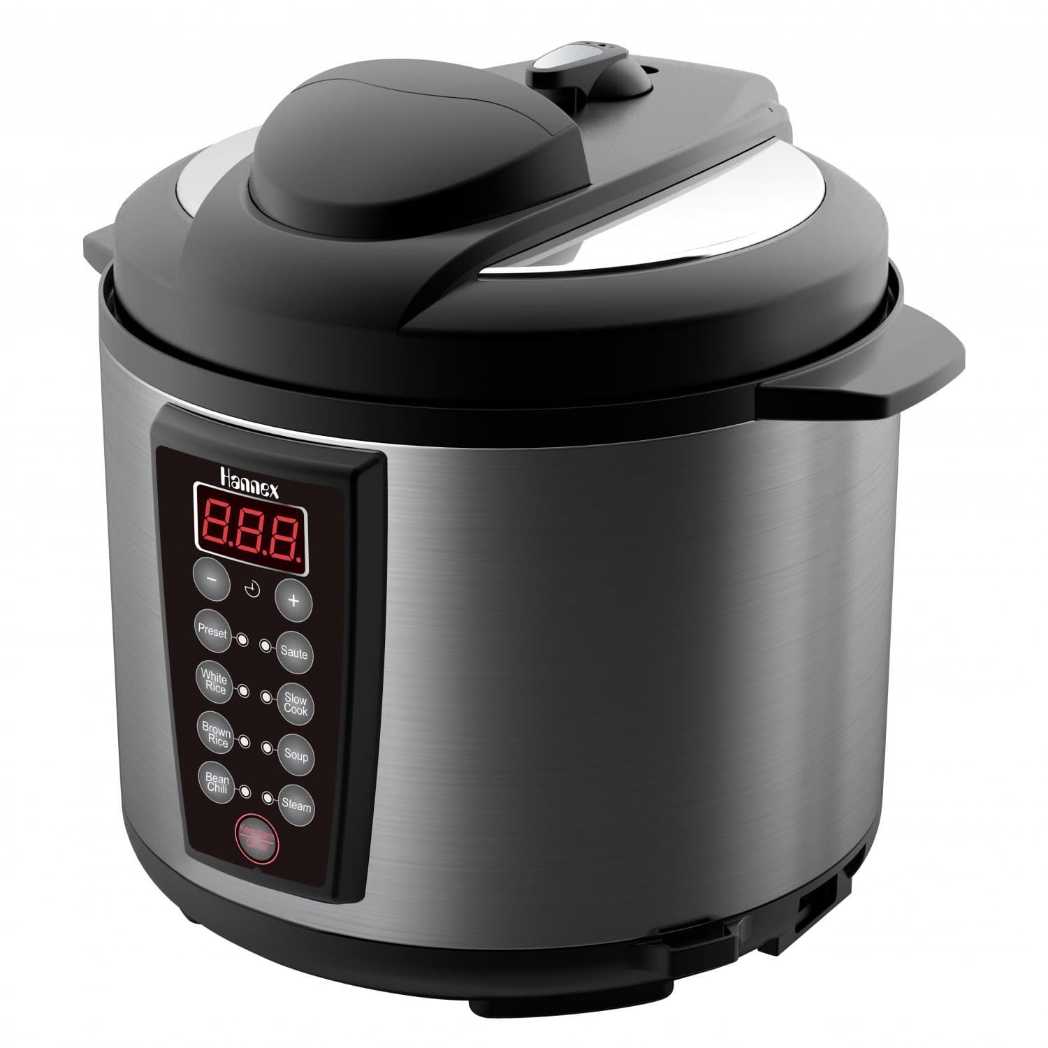 Hannex EPMD614S Pressure Cooker, 6 L, Silver