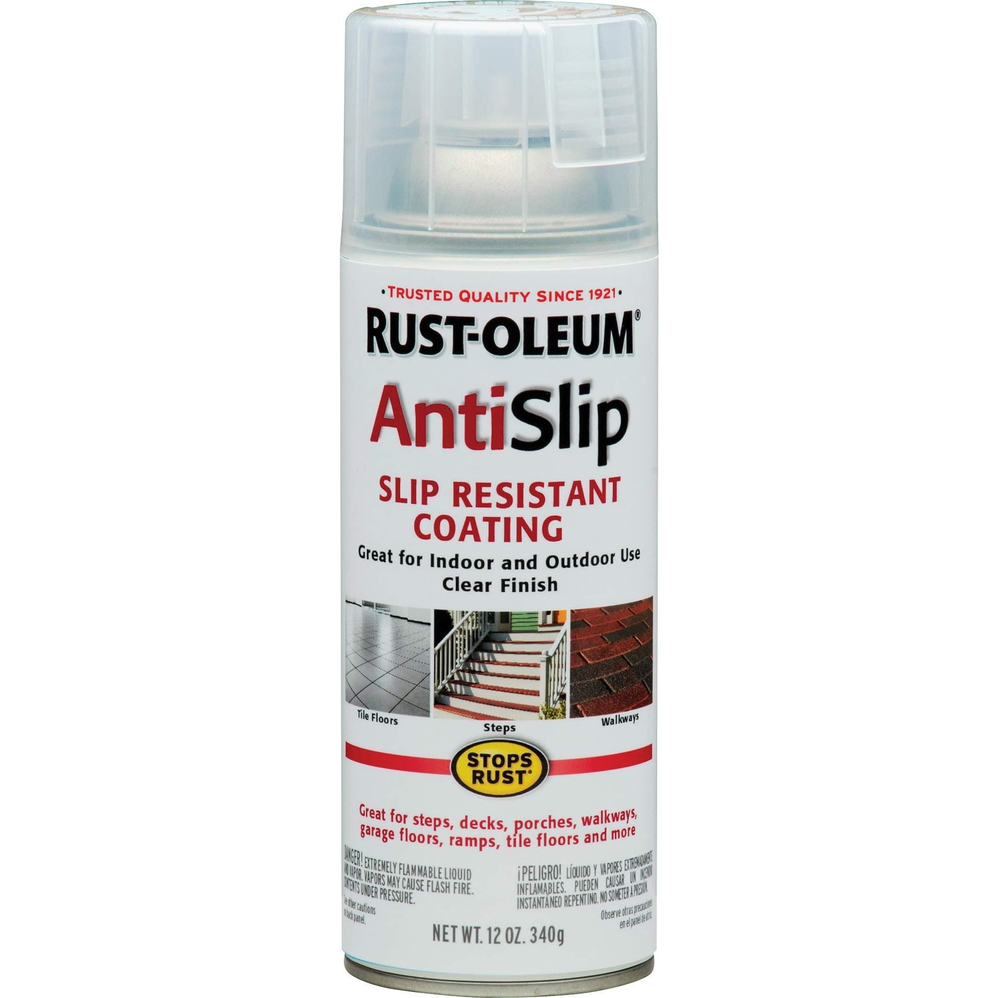 271455 Stops Rust Anti-Slip Spray, 12 oz, Clear