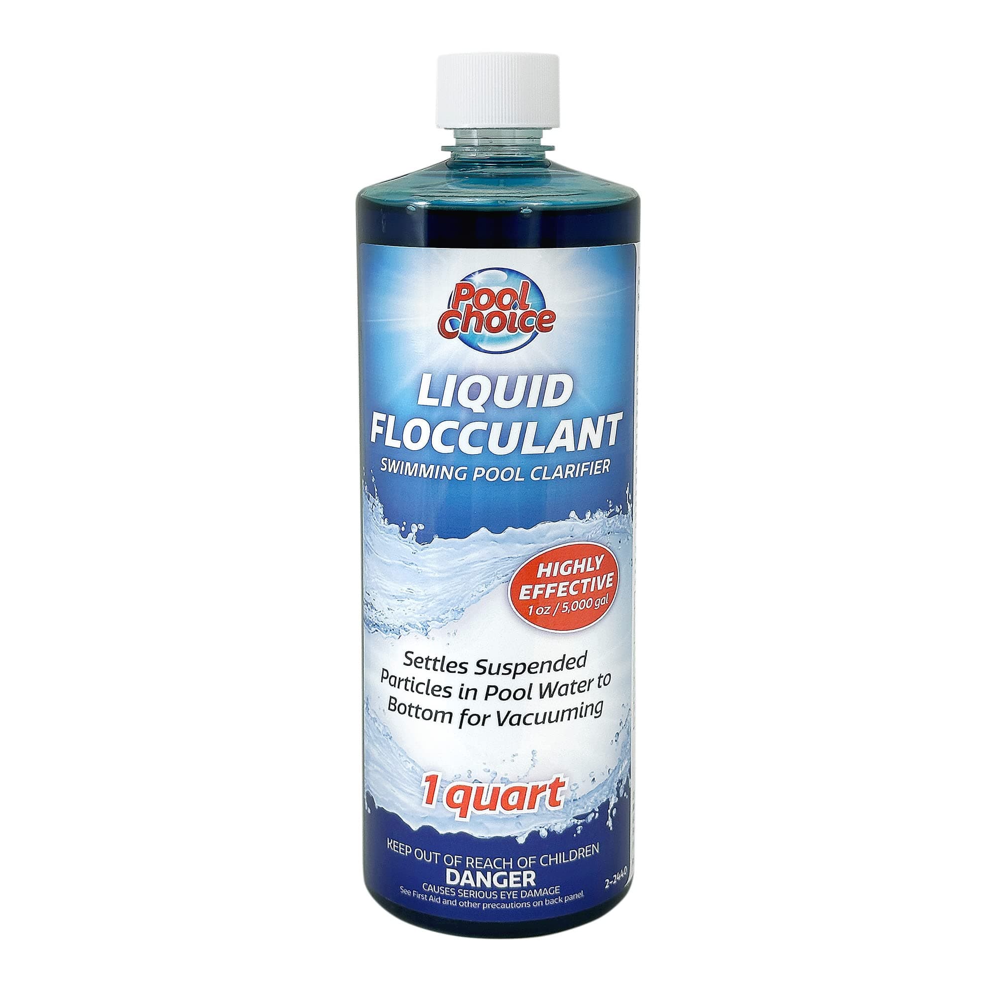 SpaChoice 1-Quart Premium Liquid Flocculant Swimming Pool Clarifier, Pool Clarifier, Made in USA