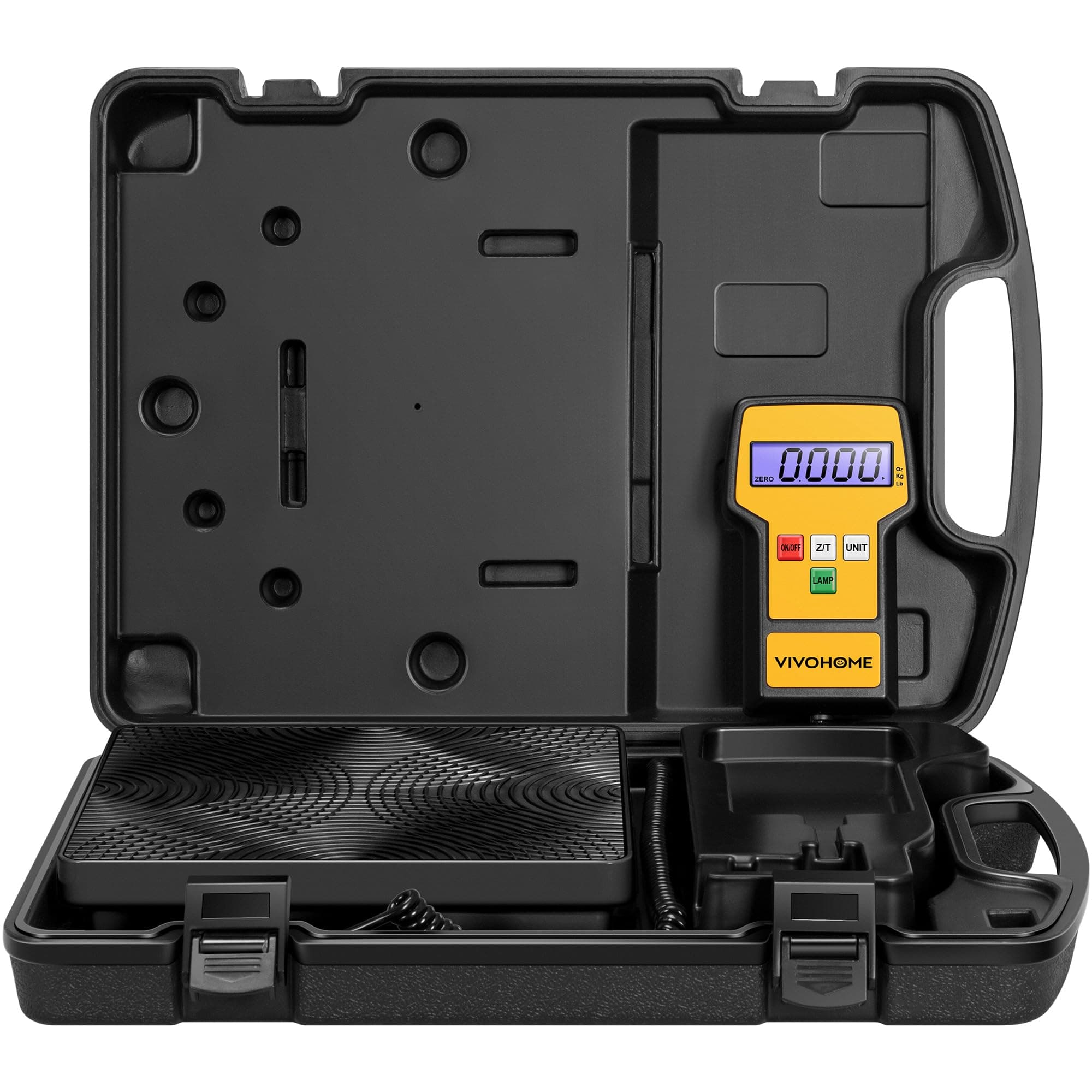 VIVOHOME High Precision Electronic Digital Refrigerant Charging Weight Scale with Case for HVAC 220LB