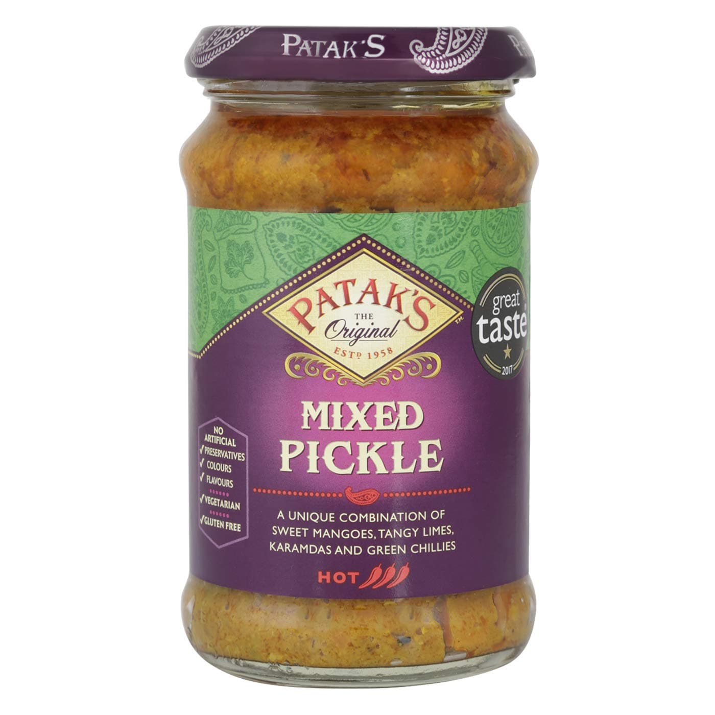 Patak'S Mixed Pickle, 283 G
