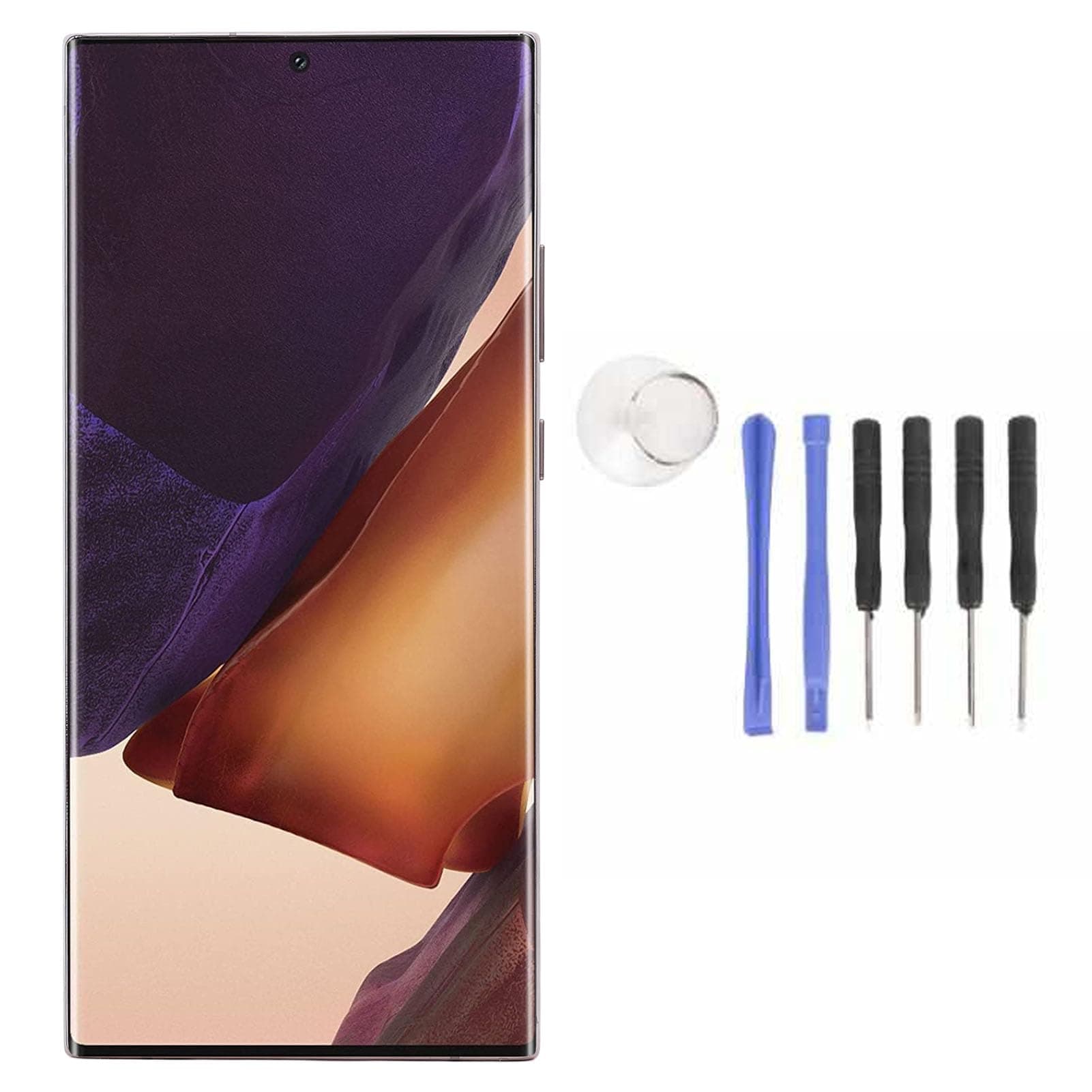 6.9 Inch Phone Screen Replacement for Note 20 Ultra, TFT LCD Display Touch Digitizer Assembly with Repair Tools, Phone Touch Screen Assembly for SM N986U SM N986B (Black) (Silver) (Red Gold)