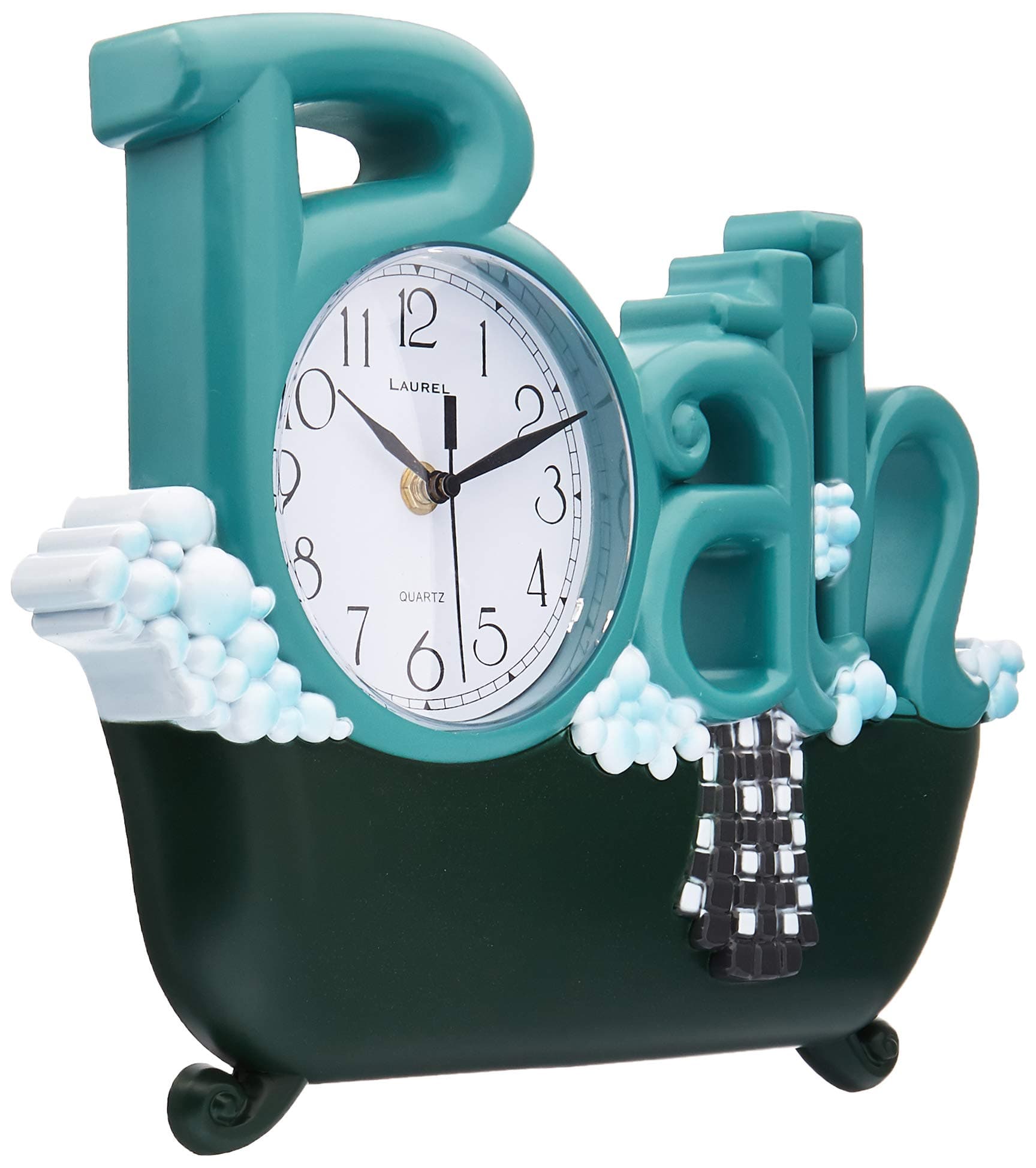 New Haven 1572GR-REMAIL Bath Clock