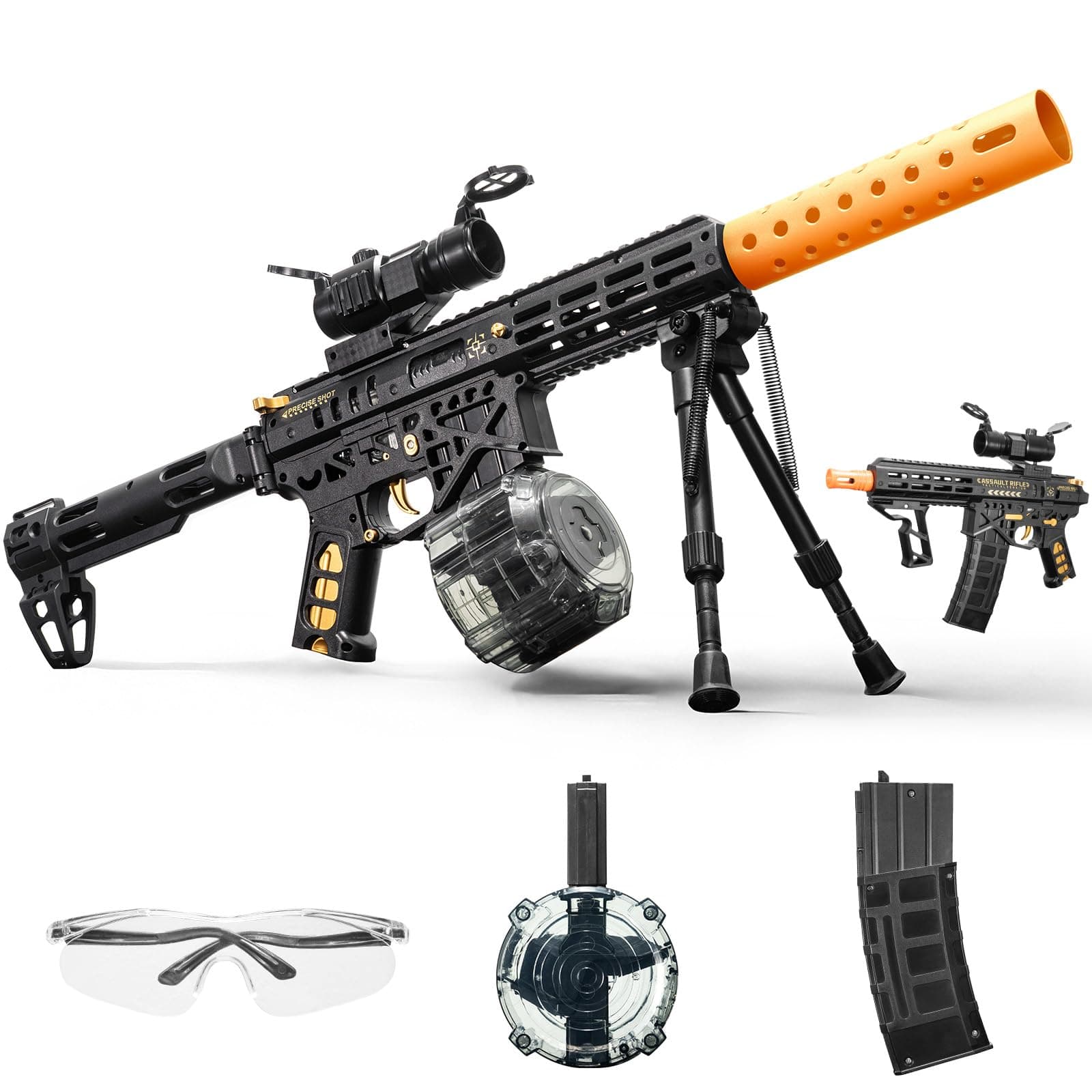 Automatic Blasters with Nylon Body 170 FPS & 70 Ft Range,Outdoor Shooting Automatic and Manual Mode, Ages 18+