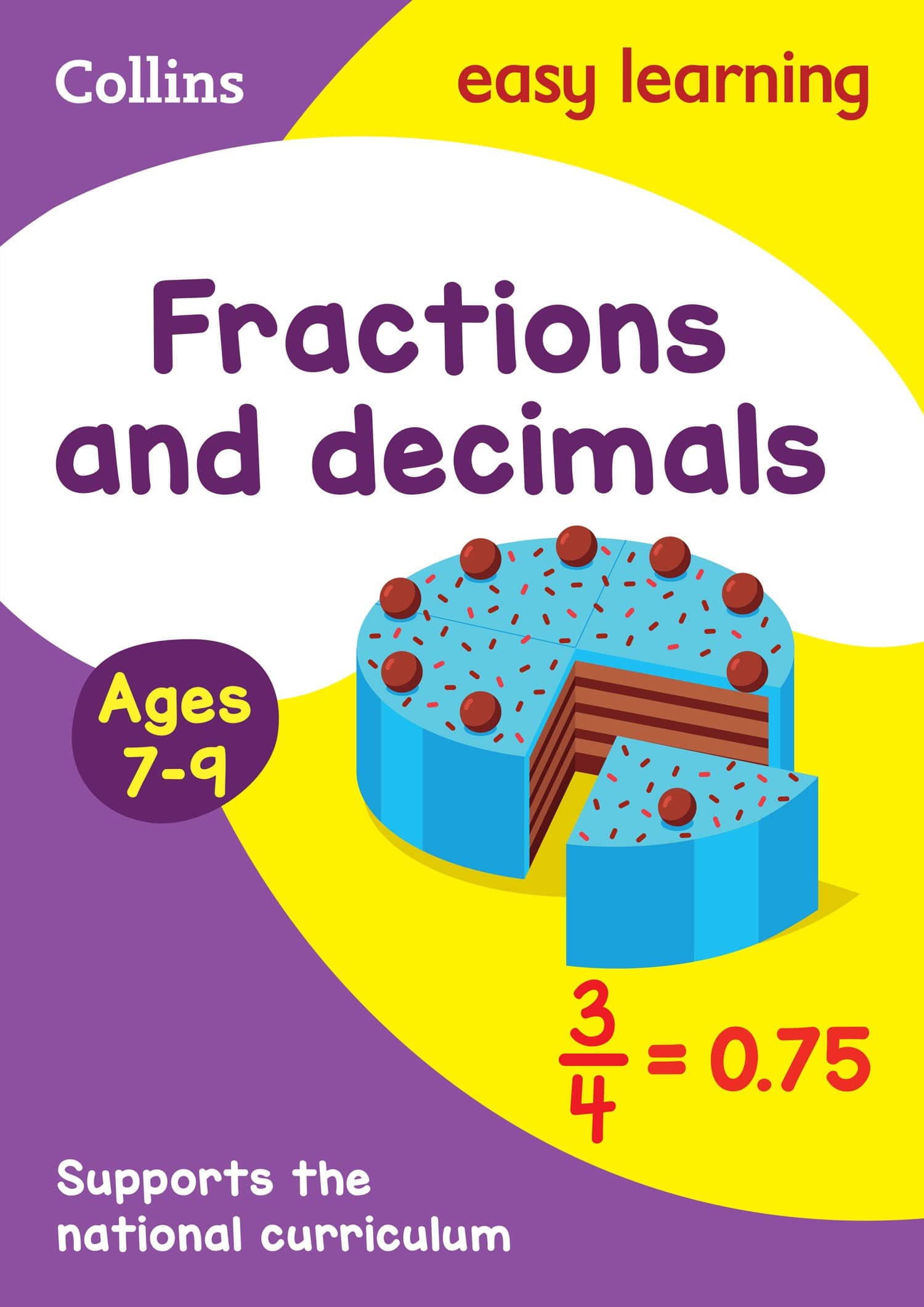 Collins Easy Learning Fractions & Decimals Ages 7-9