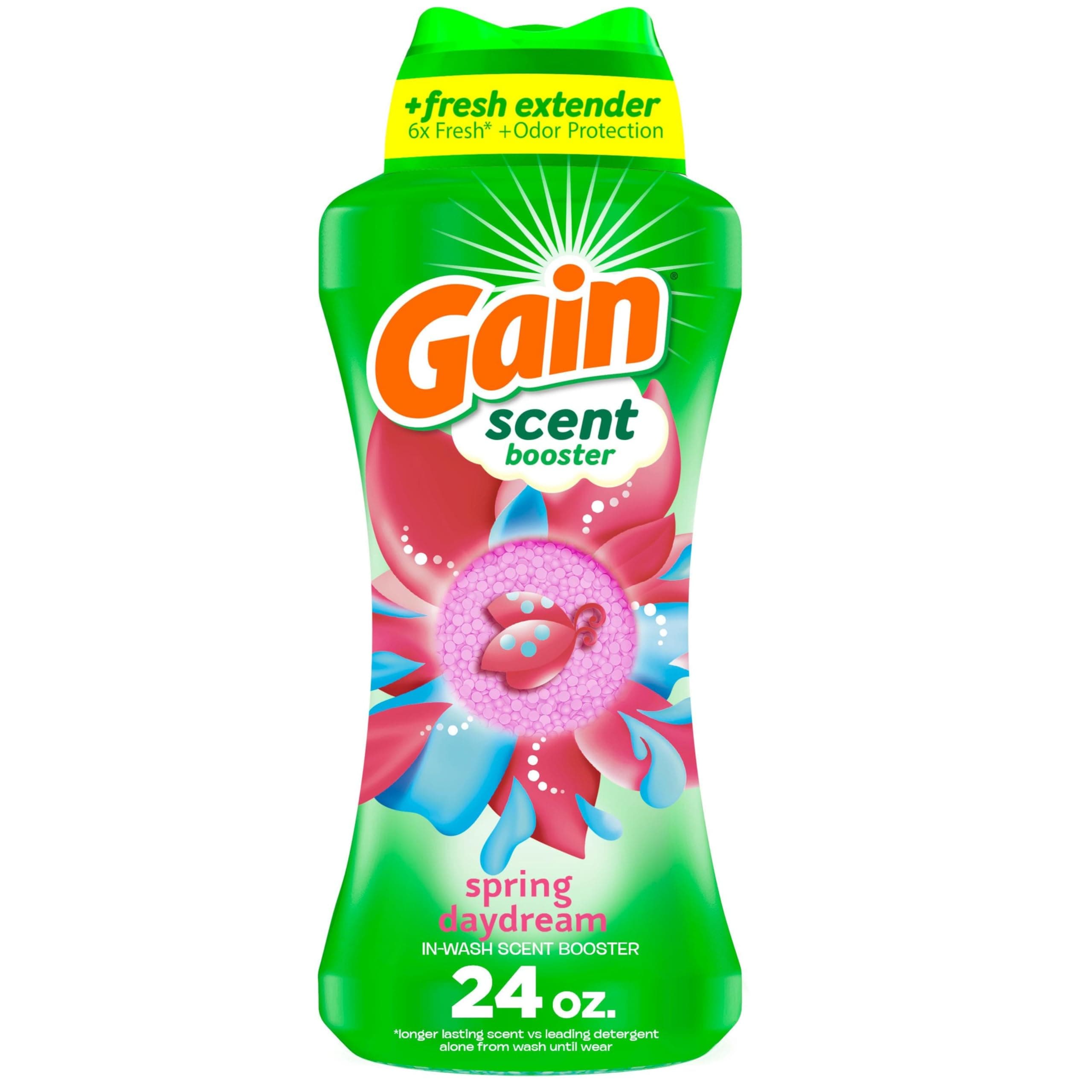 Gain Fireworks Laundry Scent Booster Beads, HE Compatible, Spring Daydream Scent, 24 fl oz