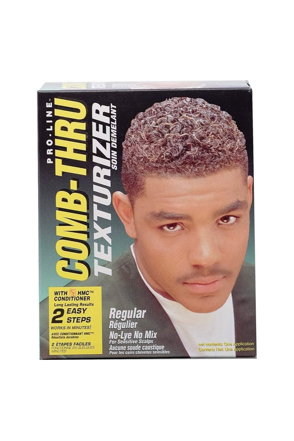 Pro - Line Comb Thru Texturizer With HMC Conditioner 2 Easy Steps No Lye No Mix Regular