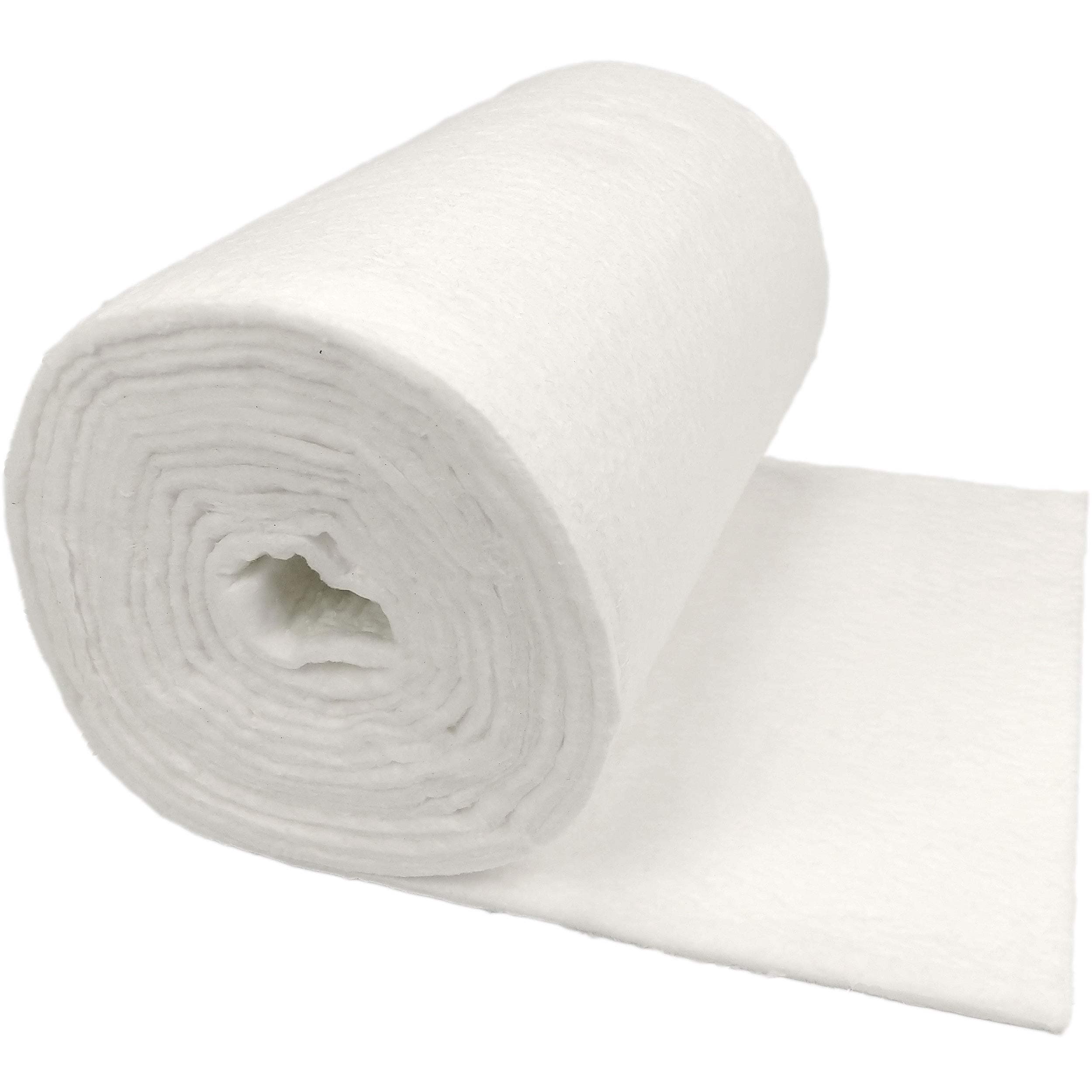 Kaowool Ceramic Fiber Insulation, 1/4" Thick x 16" x 240", 2400F Fireproof Insulation Blanket, 3007E