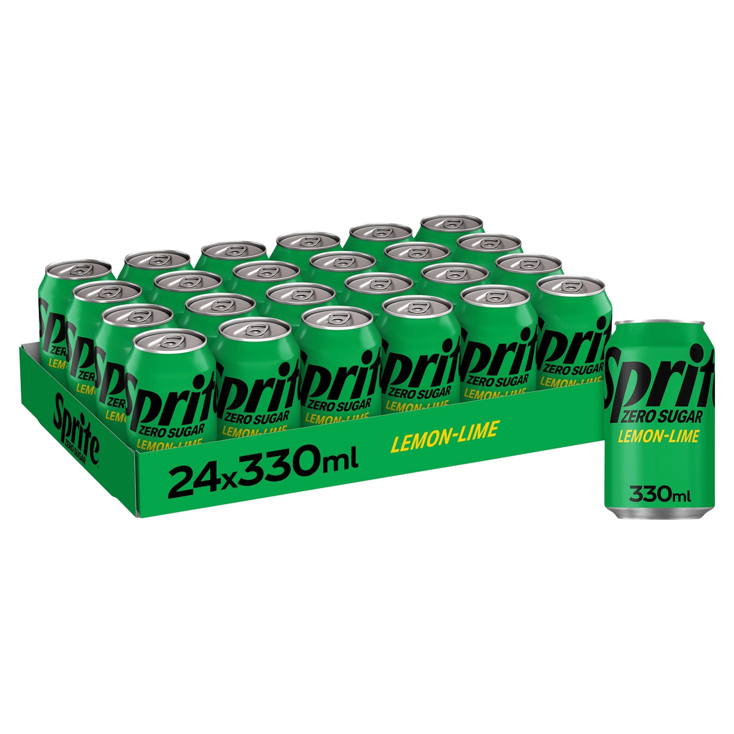Sprite No Sugar 24 x 330ml Cans