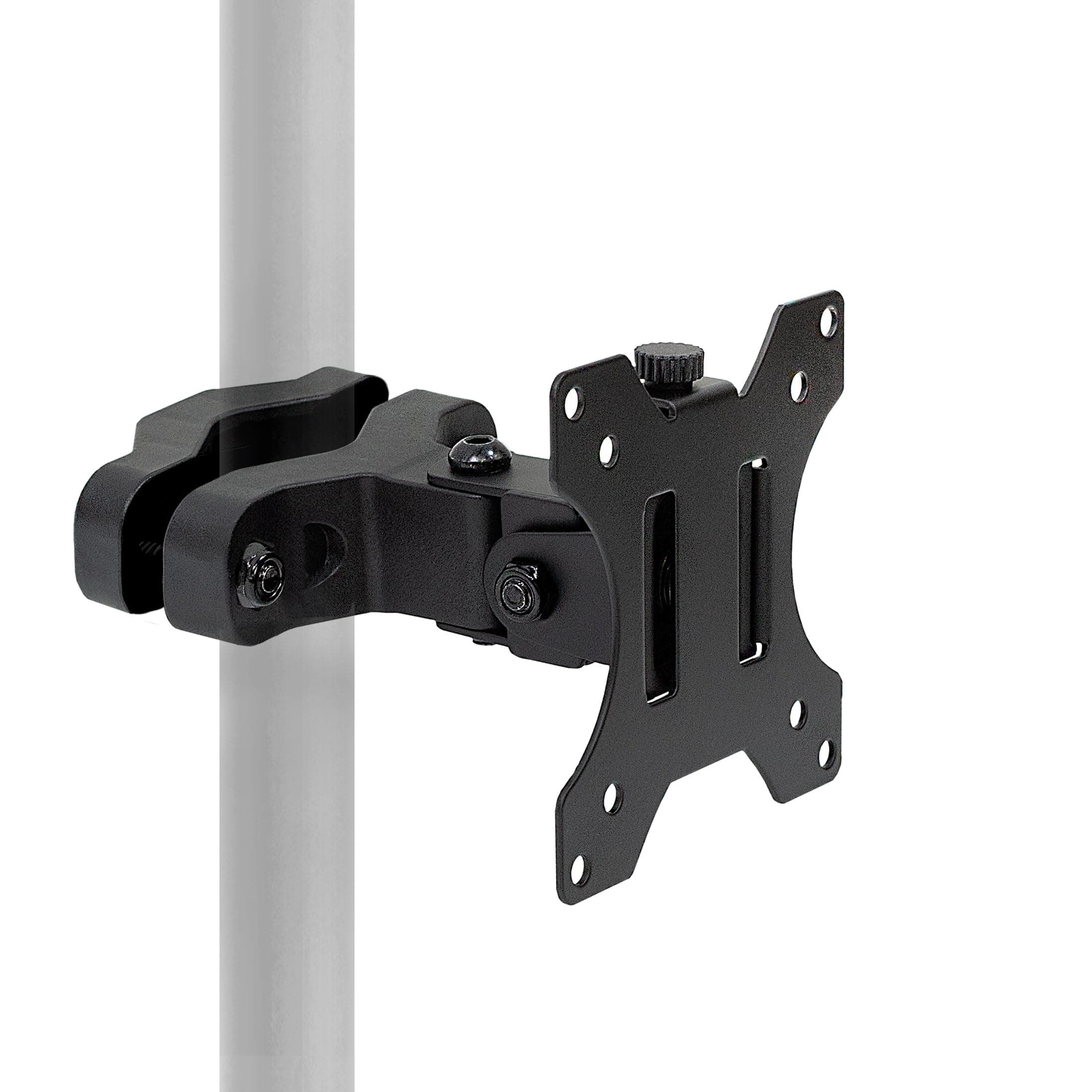 Mount-It! Universal VESA Pole Mount | Full Motion TV Pole Mount Bracket | VESA 75 100 | Fits TVs or Monitors Up to 32 Inches