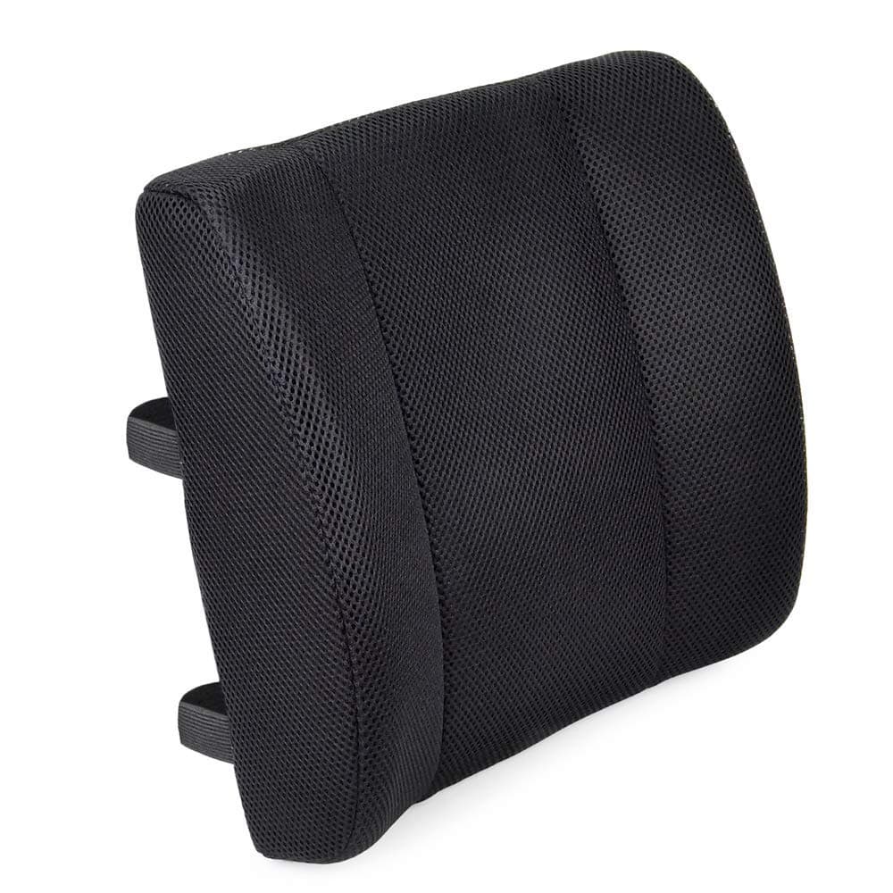Lumbar Support Back Cushion Pillow Work Chair Back Support,Wheelchair Cushion with Straps, Sciatica and Pain Relief