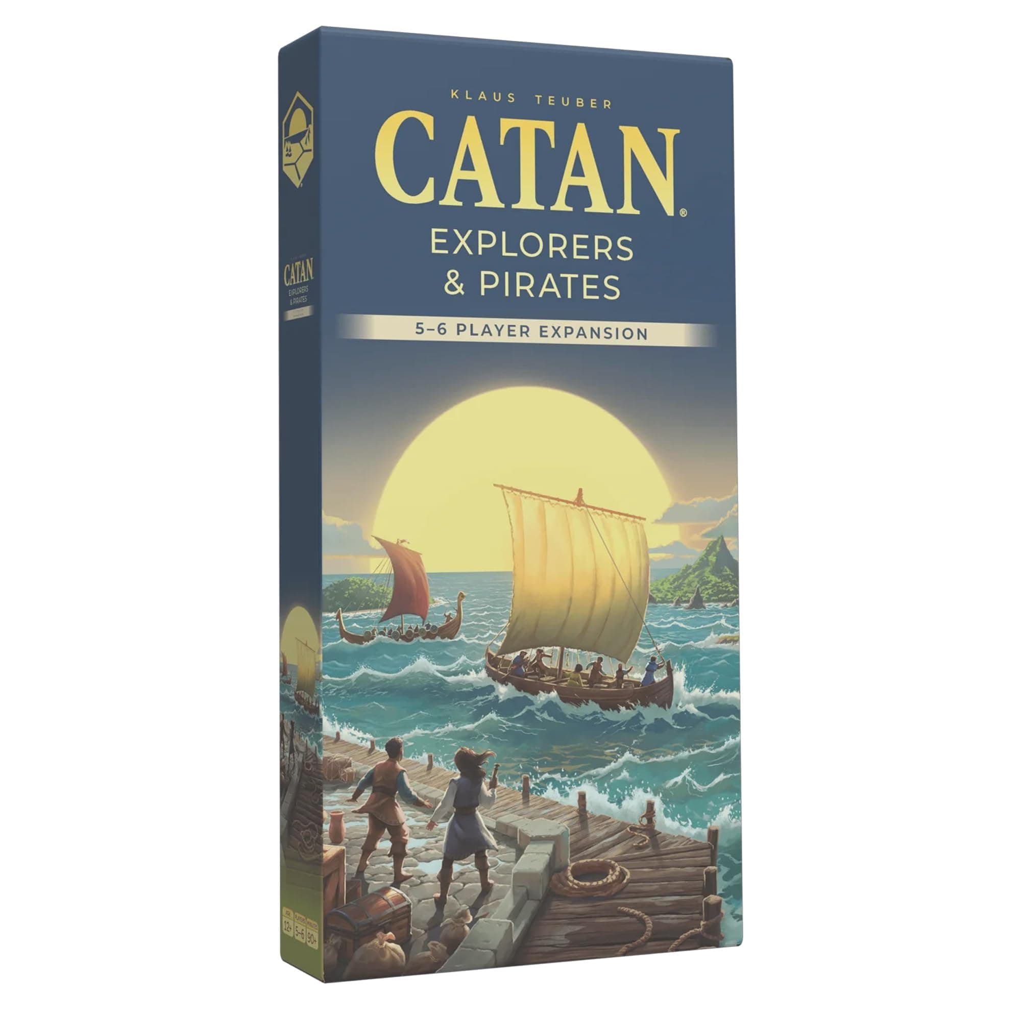 CATAN Explorers & Pirates 5-6 Player Expansion (6th Edition) Add More Players to Your Adventure, Strategy Game for Kids & Adults, Ages 12+, 3-6 Players, 90-120 Minute Playtime