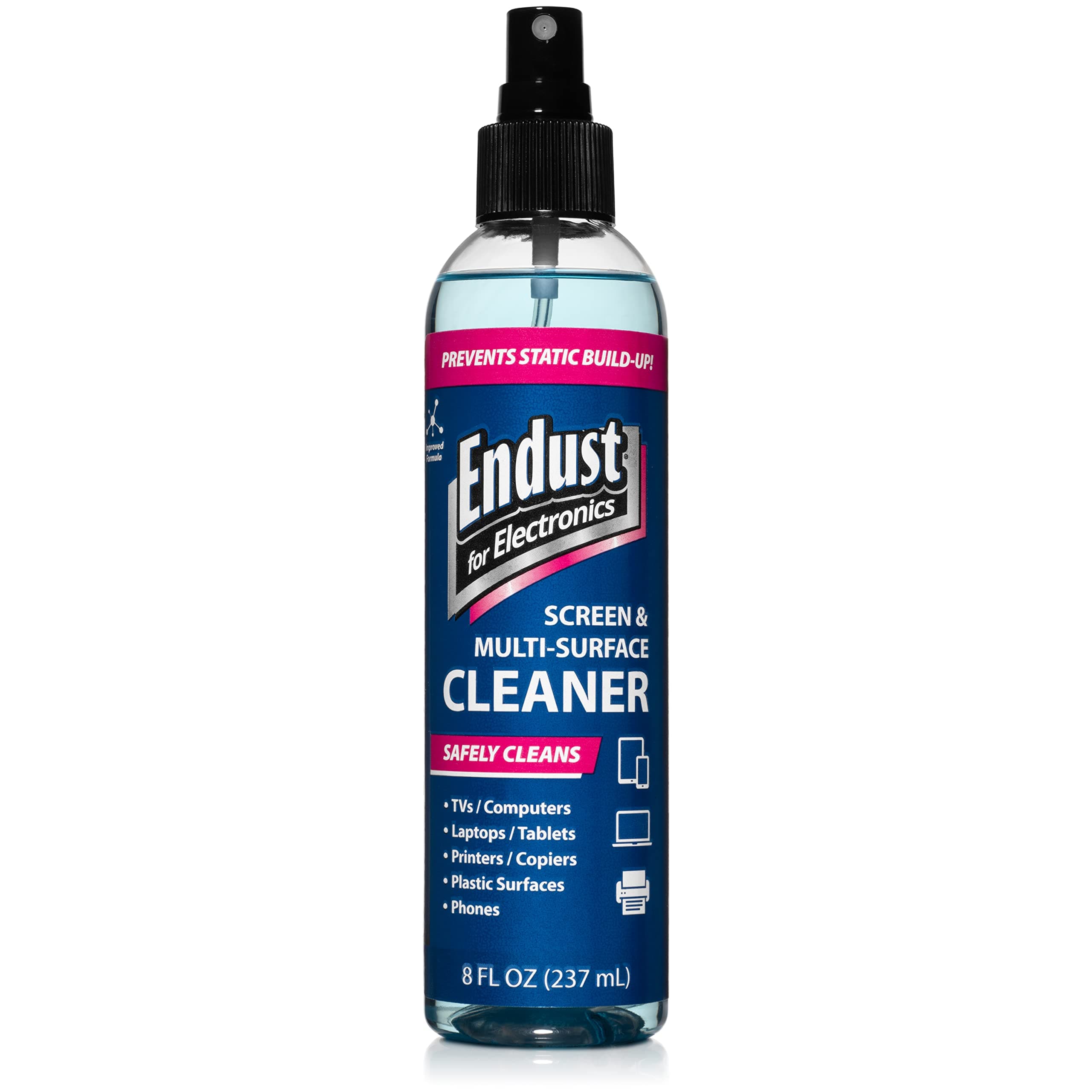 for Electronics; Anti-Static, Screen & Multi-Surface Cleaner Pump Spray; Alcohol Free, Ammonia Free; 8 Fl oz (097000)