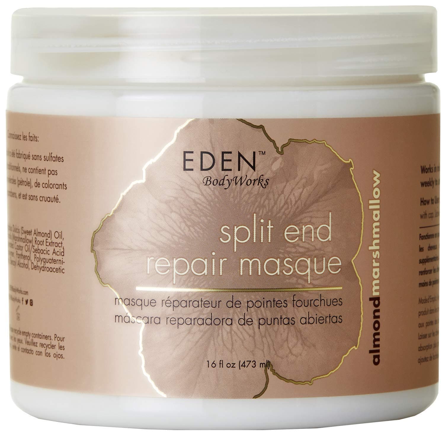 Almond Marshmallow Split End Repair Mask