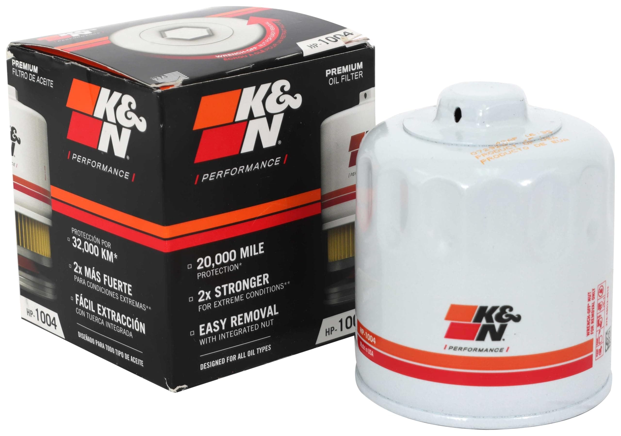 Premium Oil Filter: Protects your Engine: Compatible with Select HYUNDAI/KIA/SUBARU/HONDA Vehicle Models (See Product Description for Full List of Compatible Vehicles), HP-1004